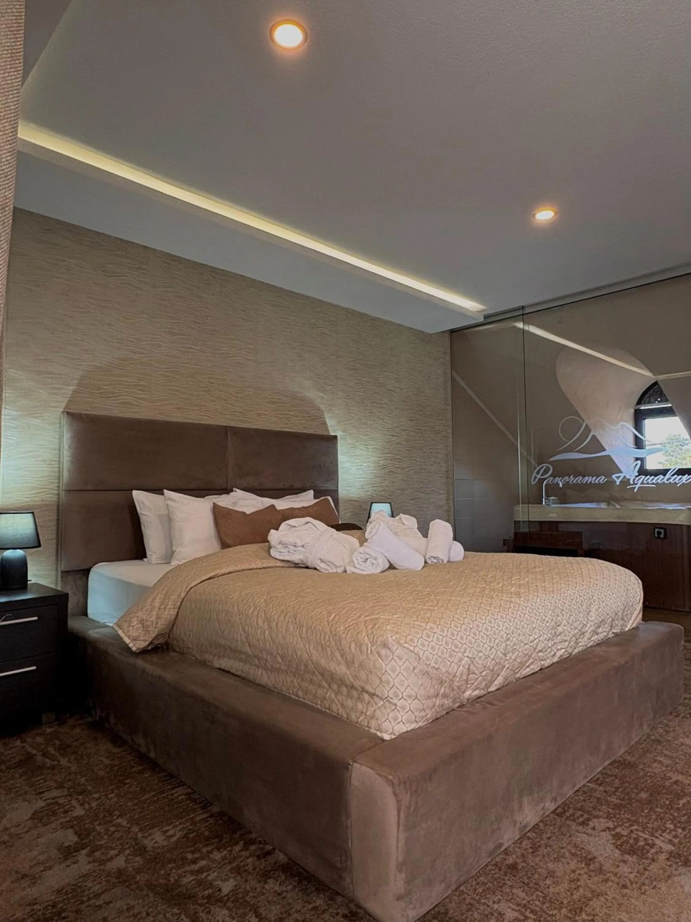 Bed in Guest House Panorama Aqualux with Free Parking