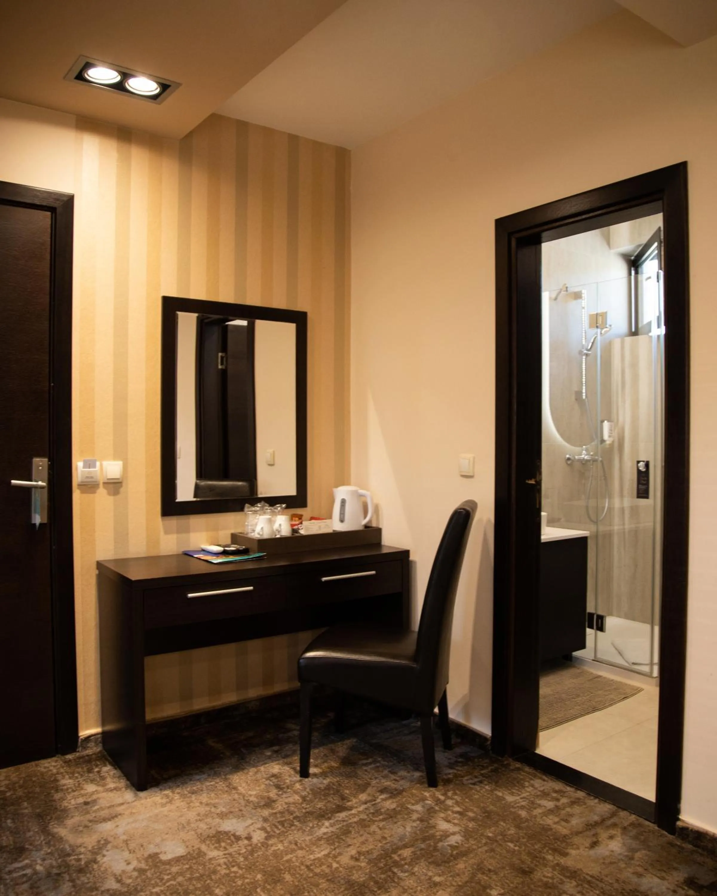 Seating area in Guest House Panorama Aqualux with Free Parking