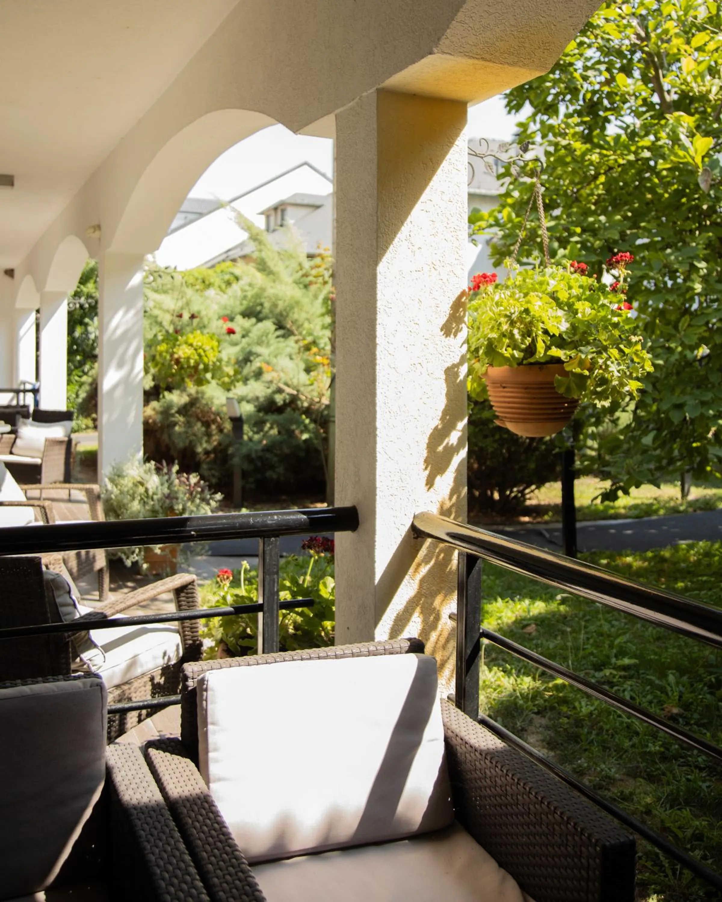 Patio in Guest House Panorama Aqualux with Free Parking