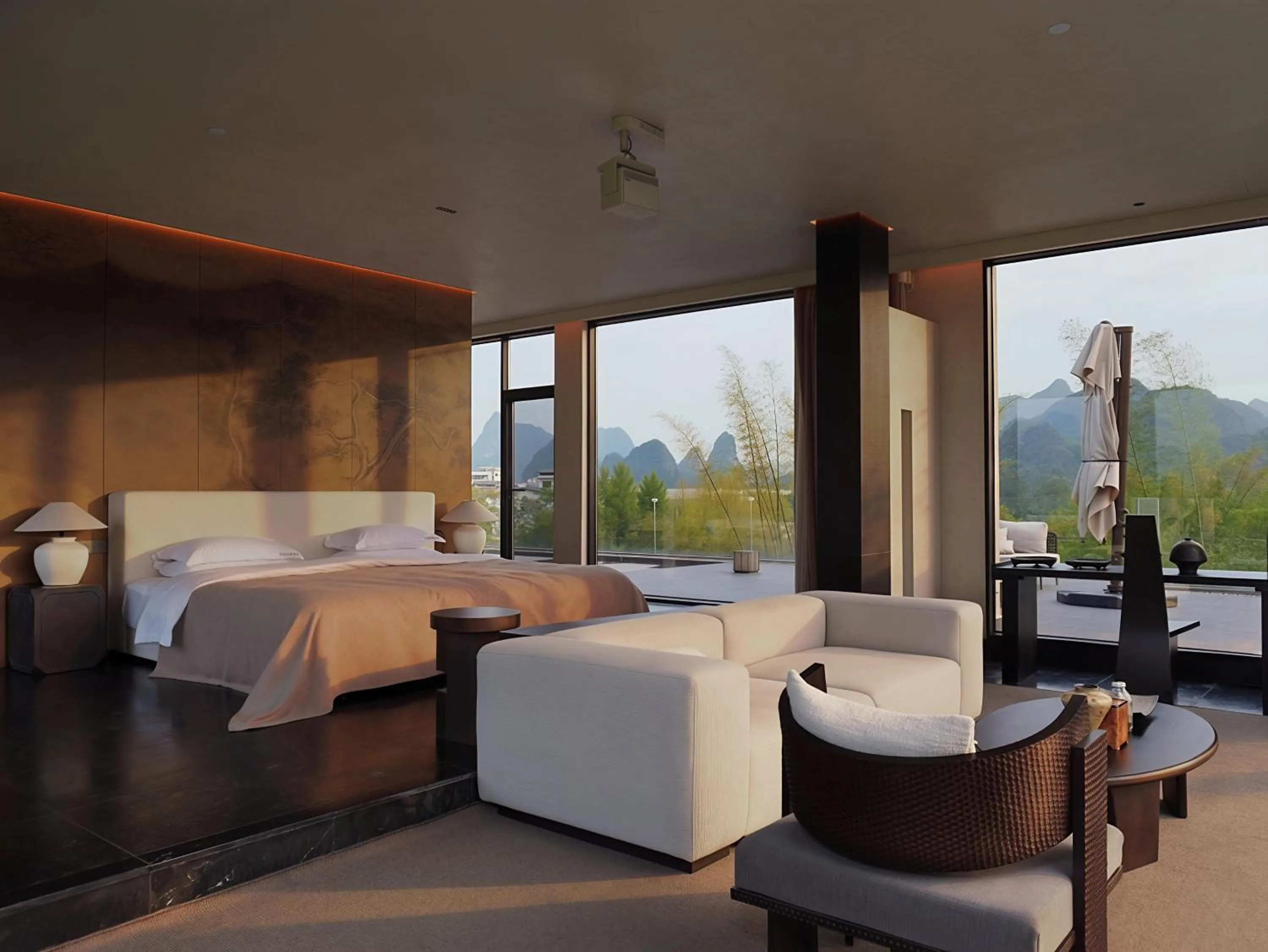 Bed in YINGMAN HOTEL
