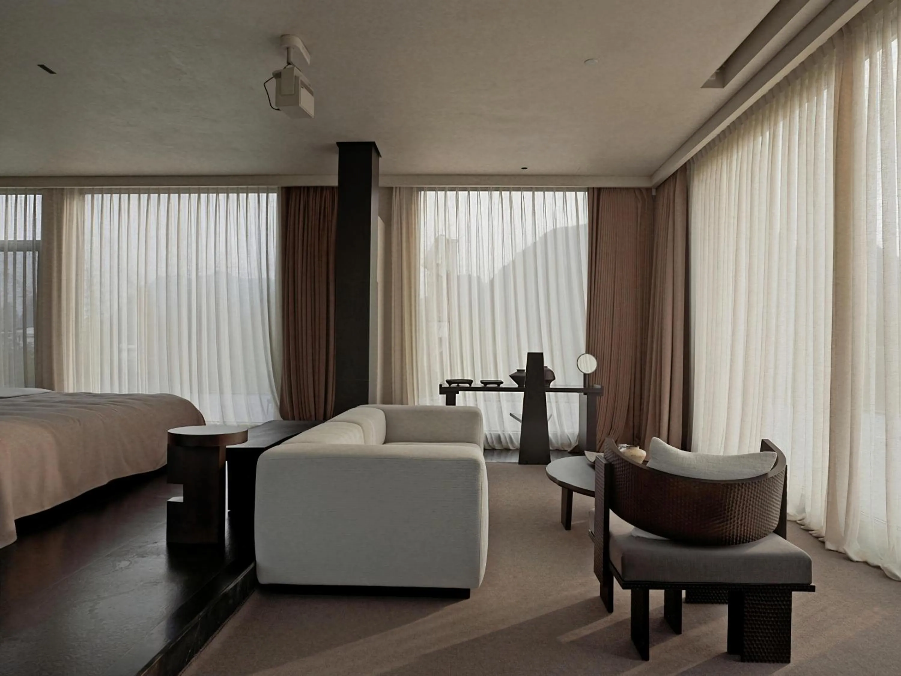 Bed in YINGMAN HOTEL