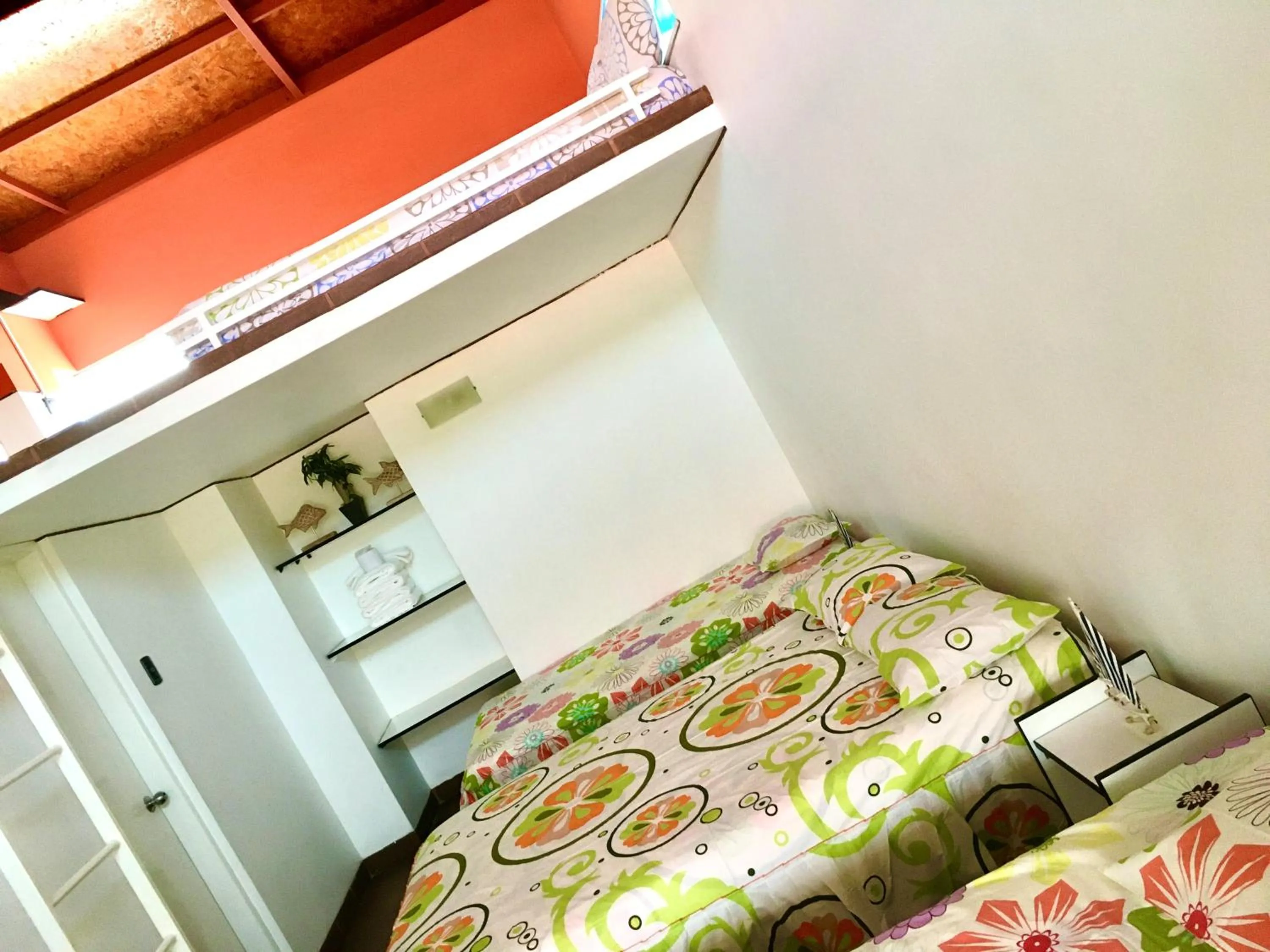 Bed in Hotel Casa Playa Zorritos