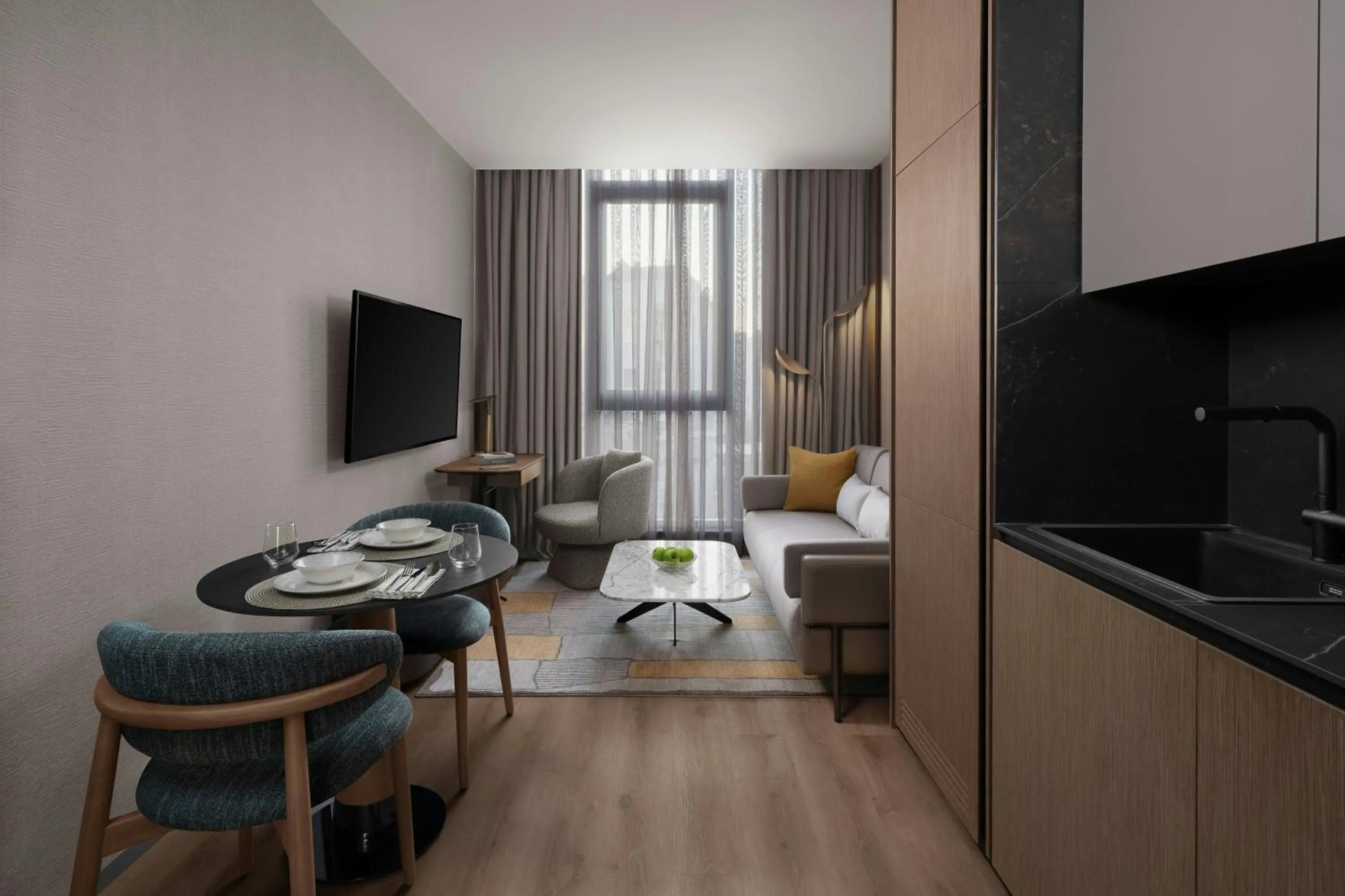 Bedroom, Bed in Marriott Executive Apartments Antalya