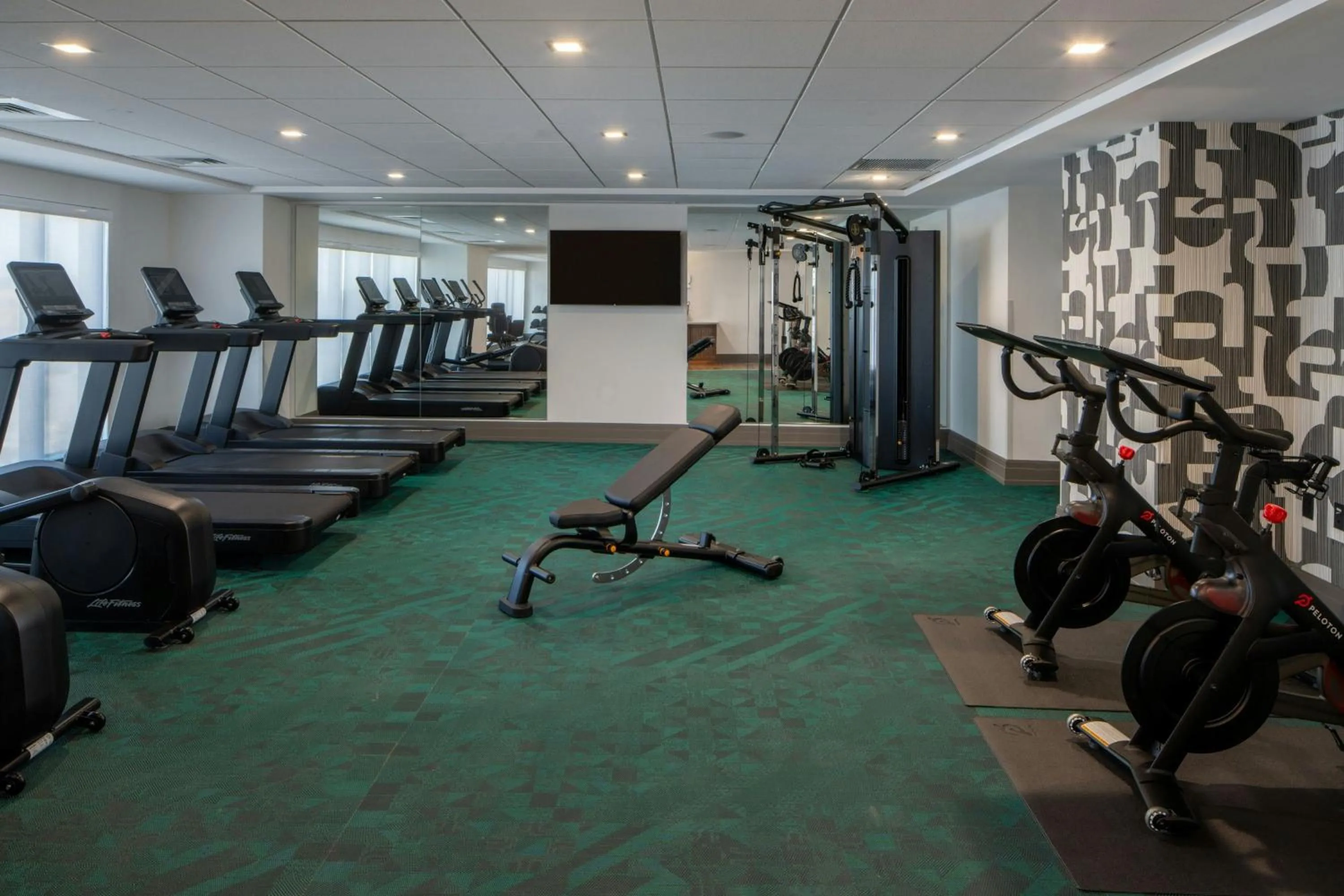 Fitness centre/facilities in Trilogy Hotel Huntsville, Autograph Collection