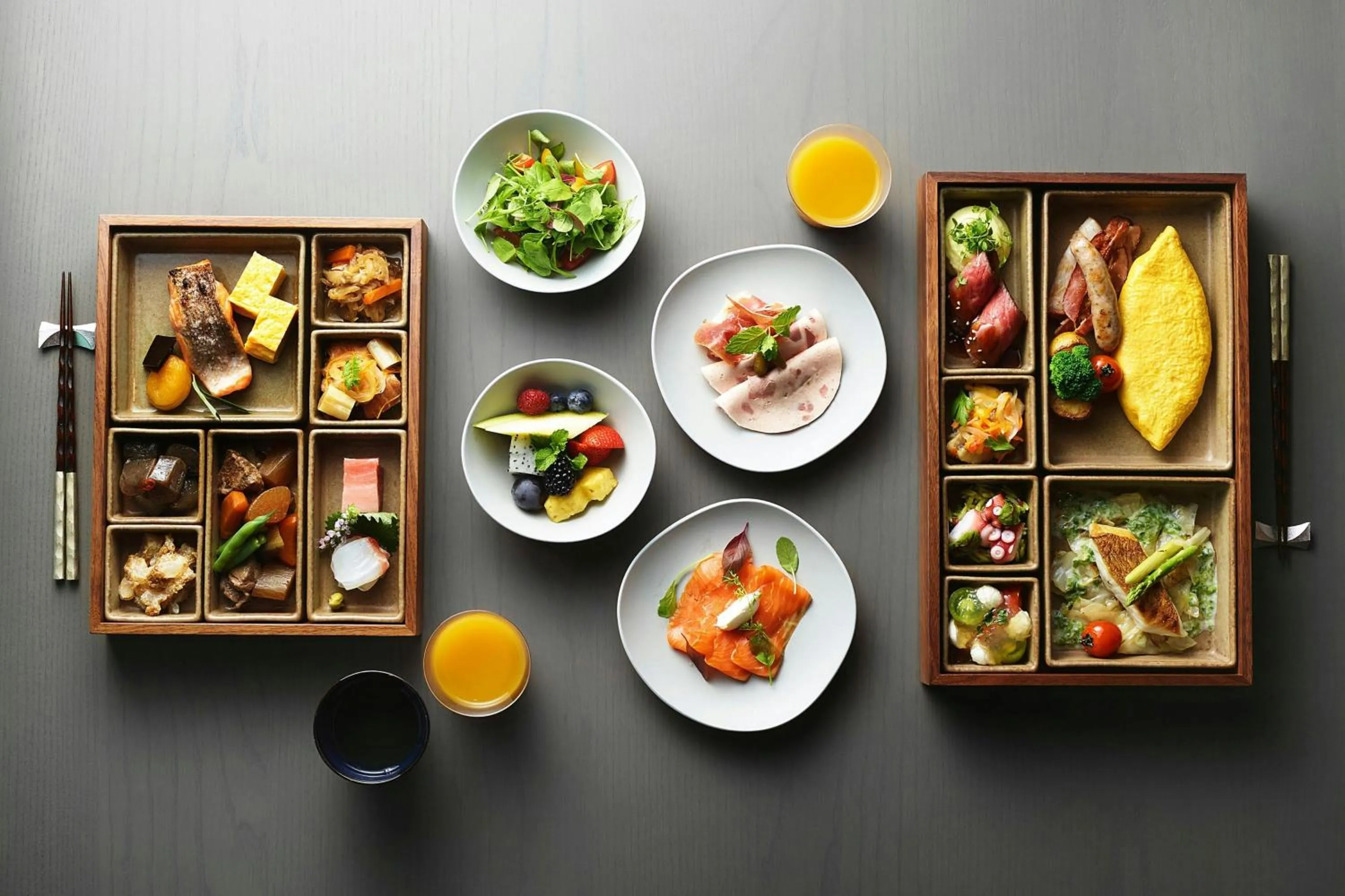 Breakfast in JW Marriott Hotel Tokyo