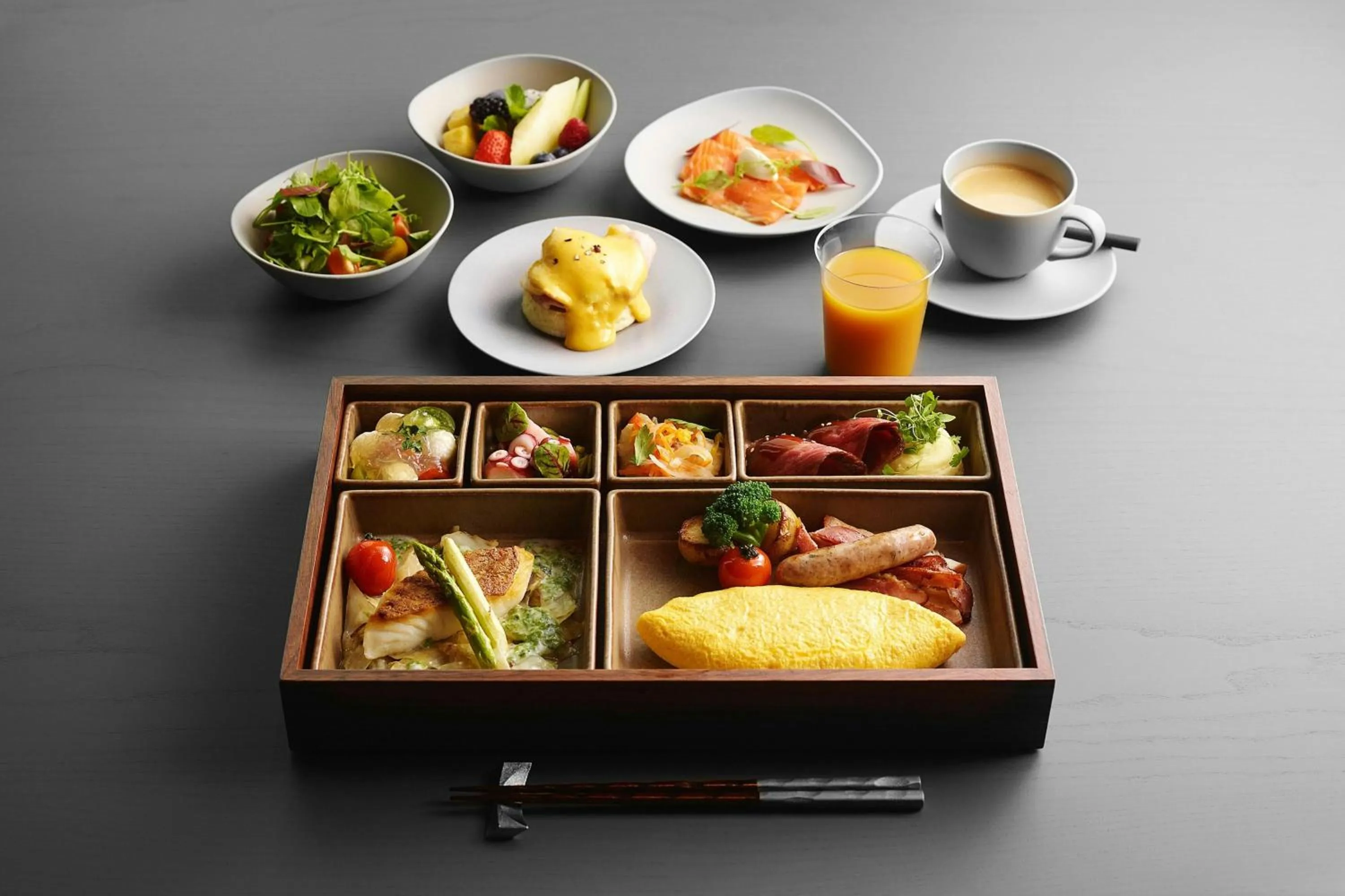 Breakfast in JW Marriott Hotel Tokyo