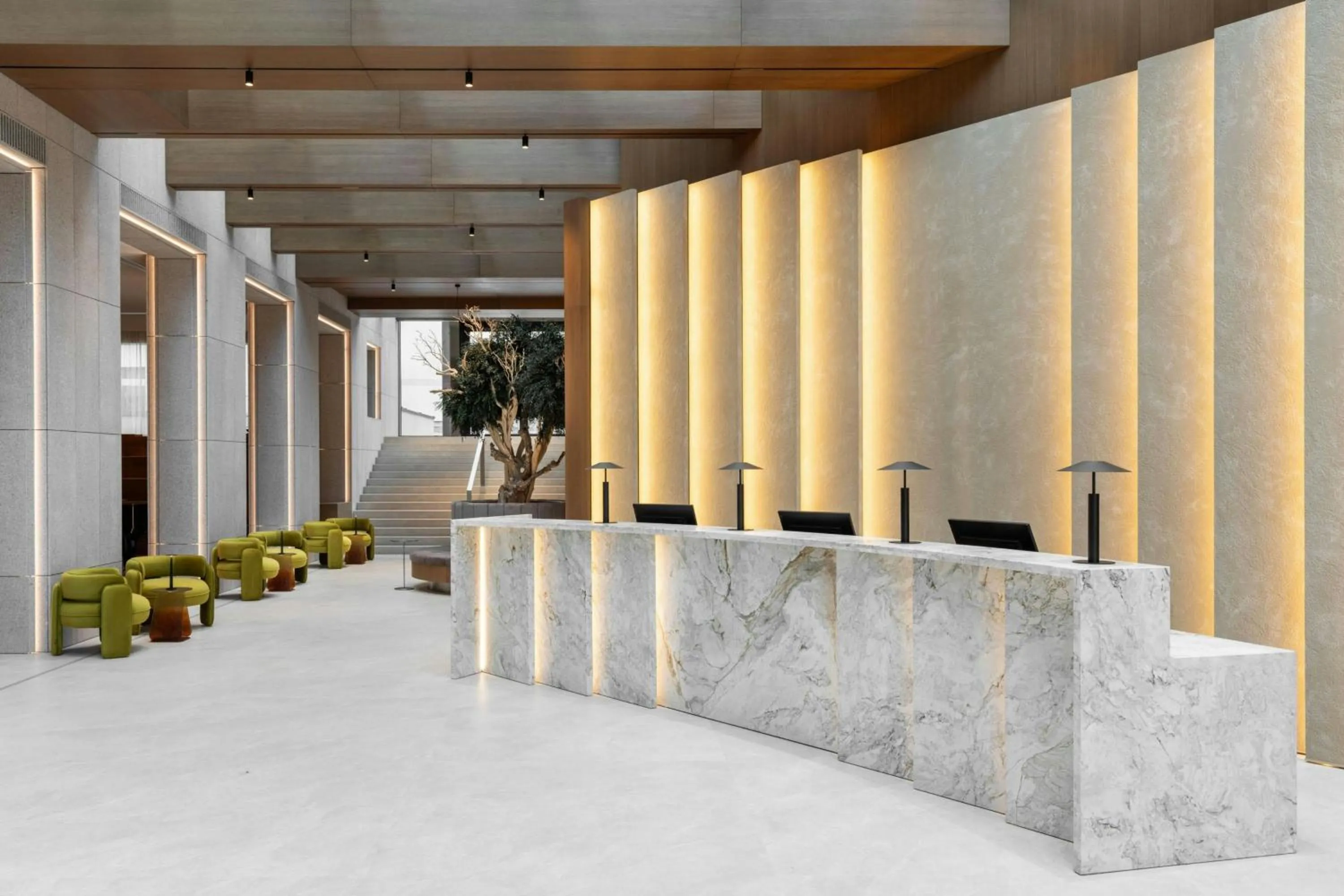 Lobby or reception in AC Hotel by Marriott Vilnius