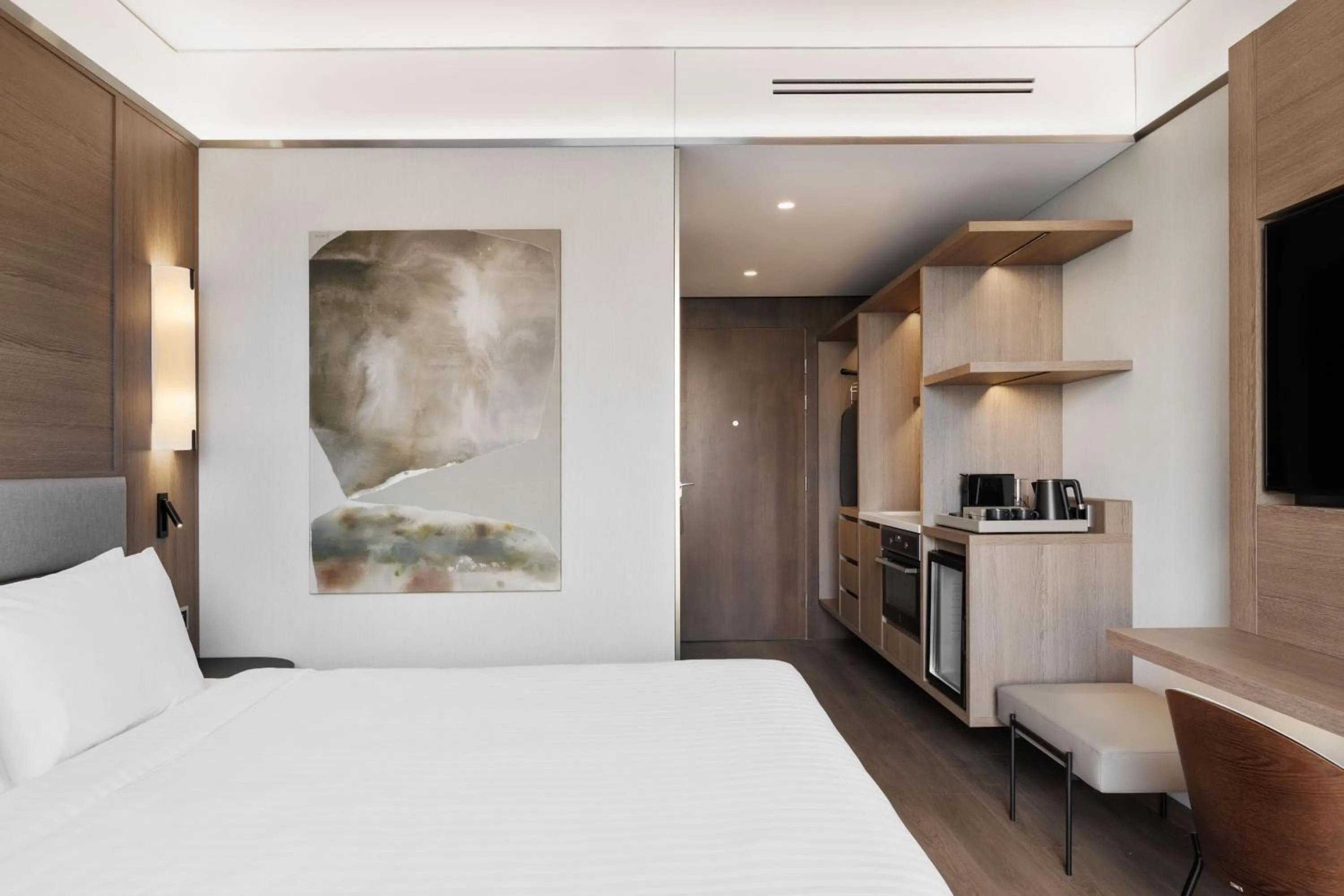 Bedroom, Bed in AC Hotel by Marriott Vilnius