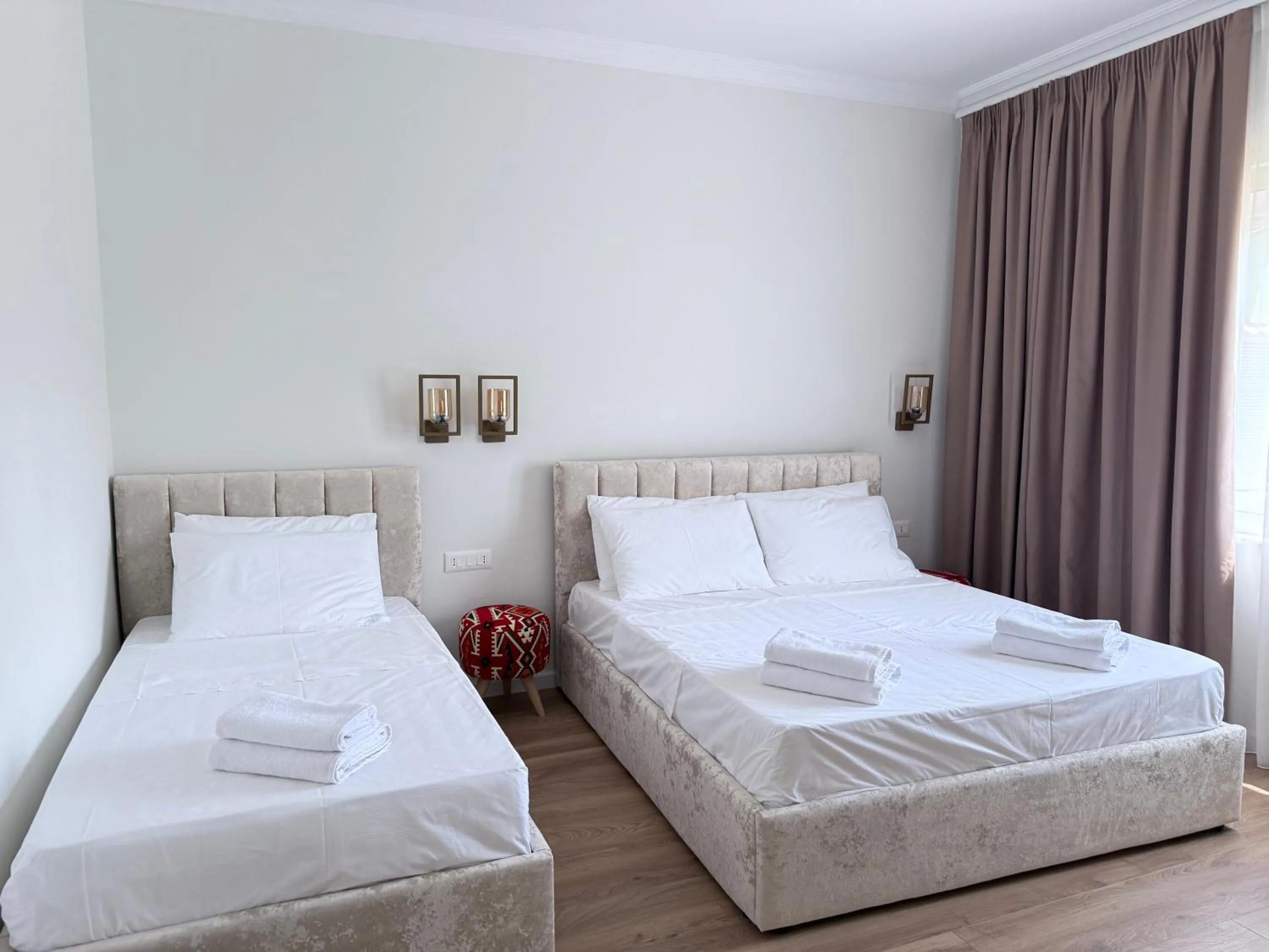 Bed in Museum Boutique Hotel Tirana