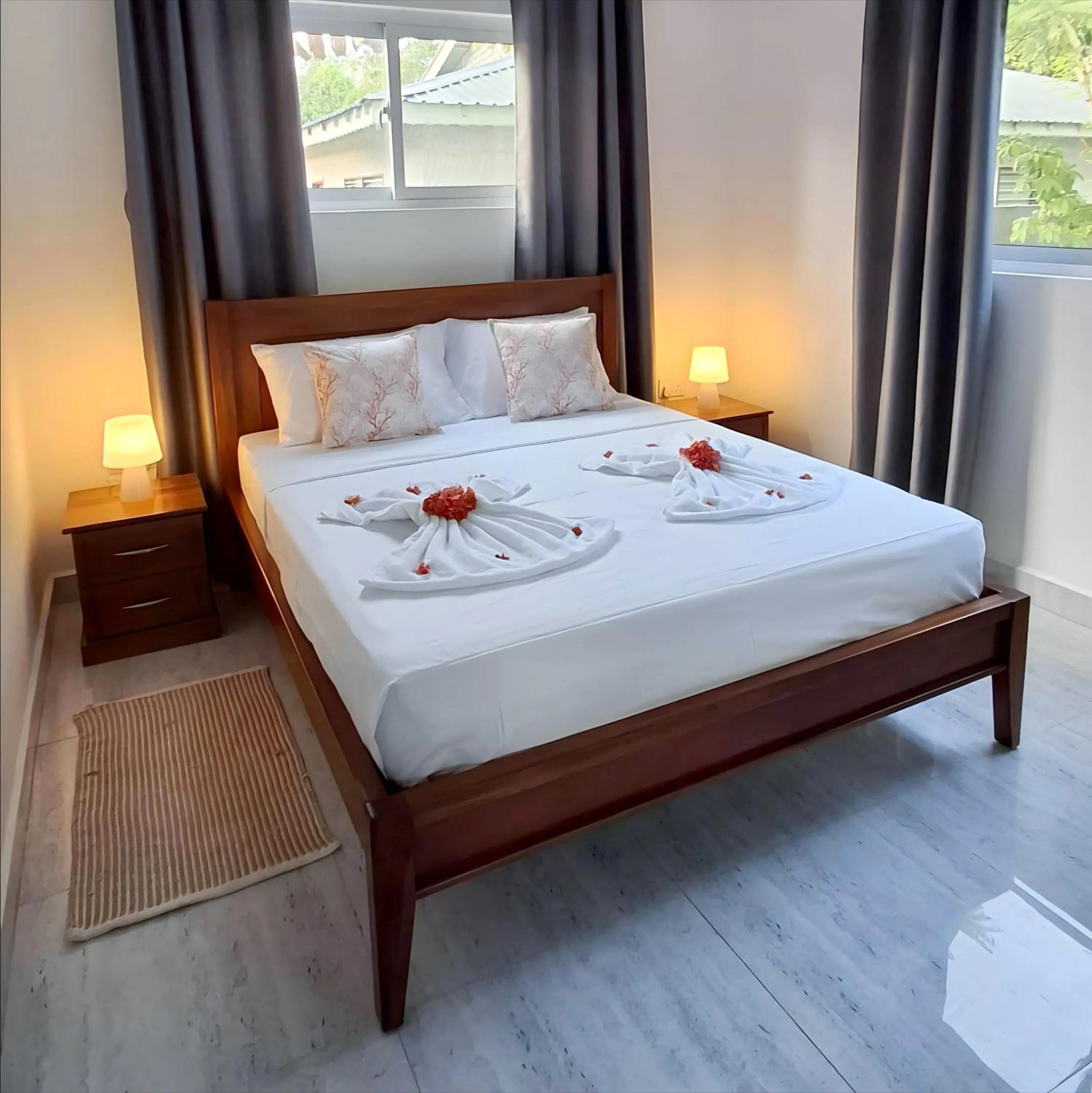 Bedroom, Bed in Trwa Koko Self-catering