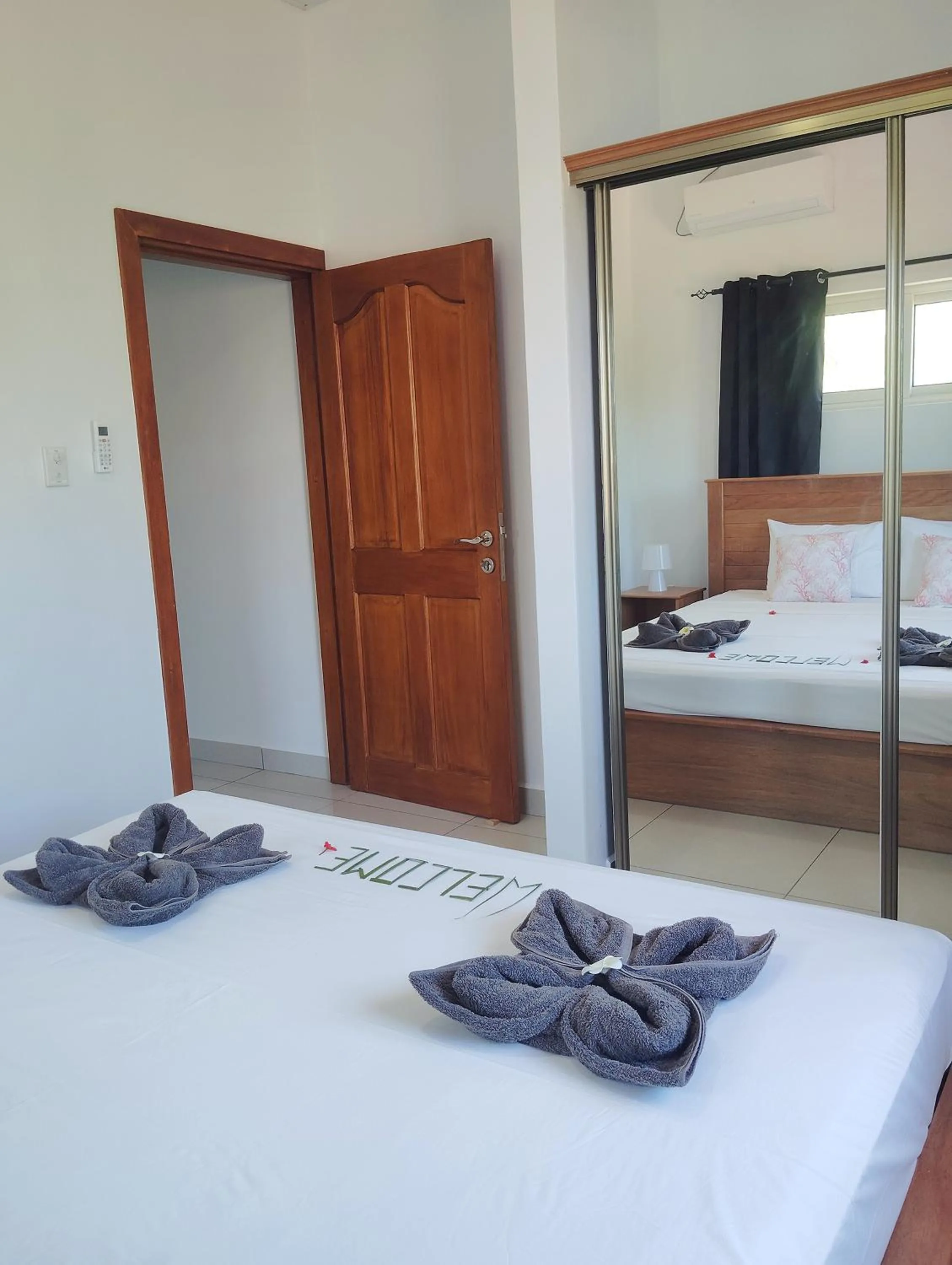 Bed in Trwa Koko Self-catering