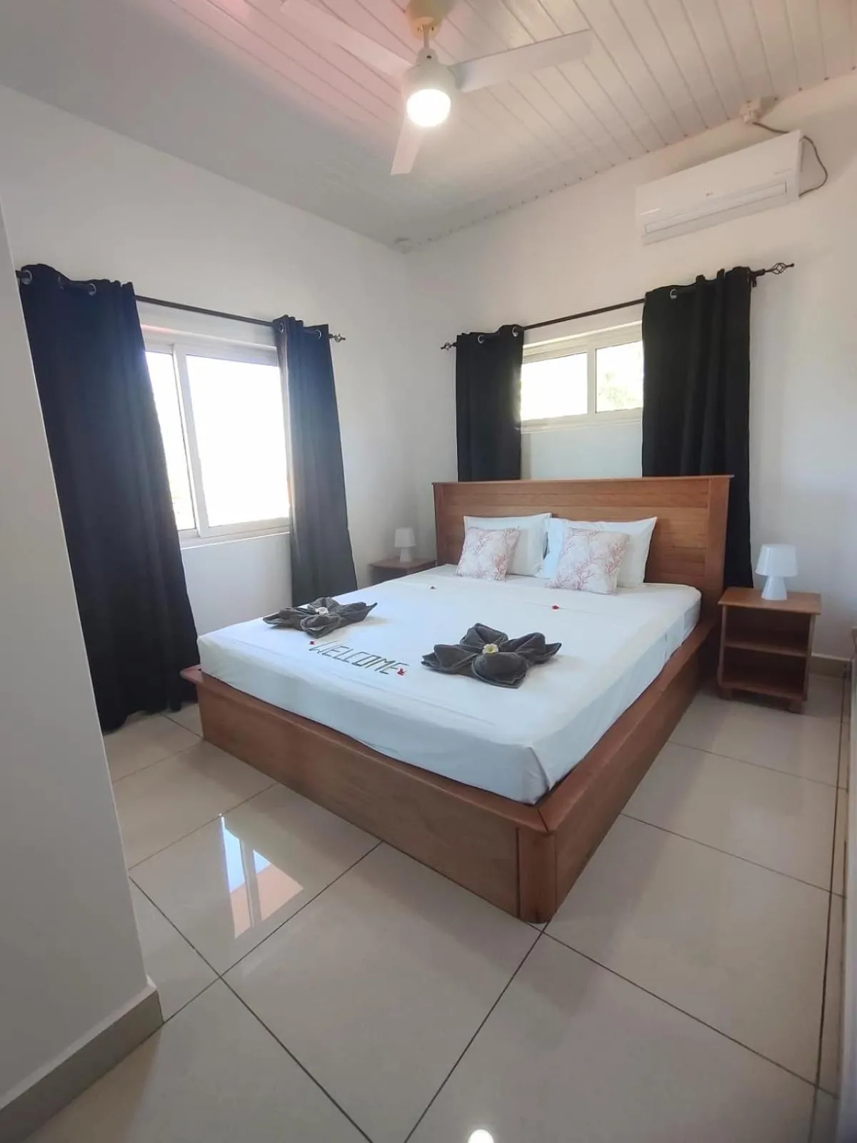 Bed in Trwa Koko Self-catering
