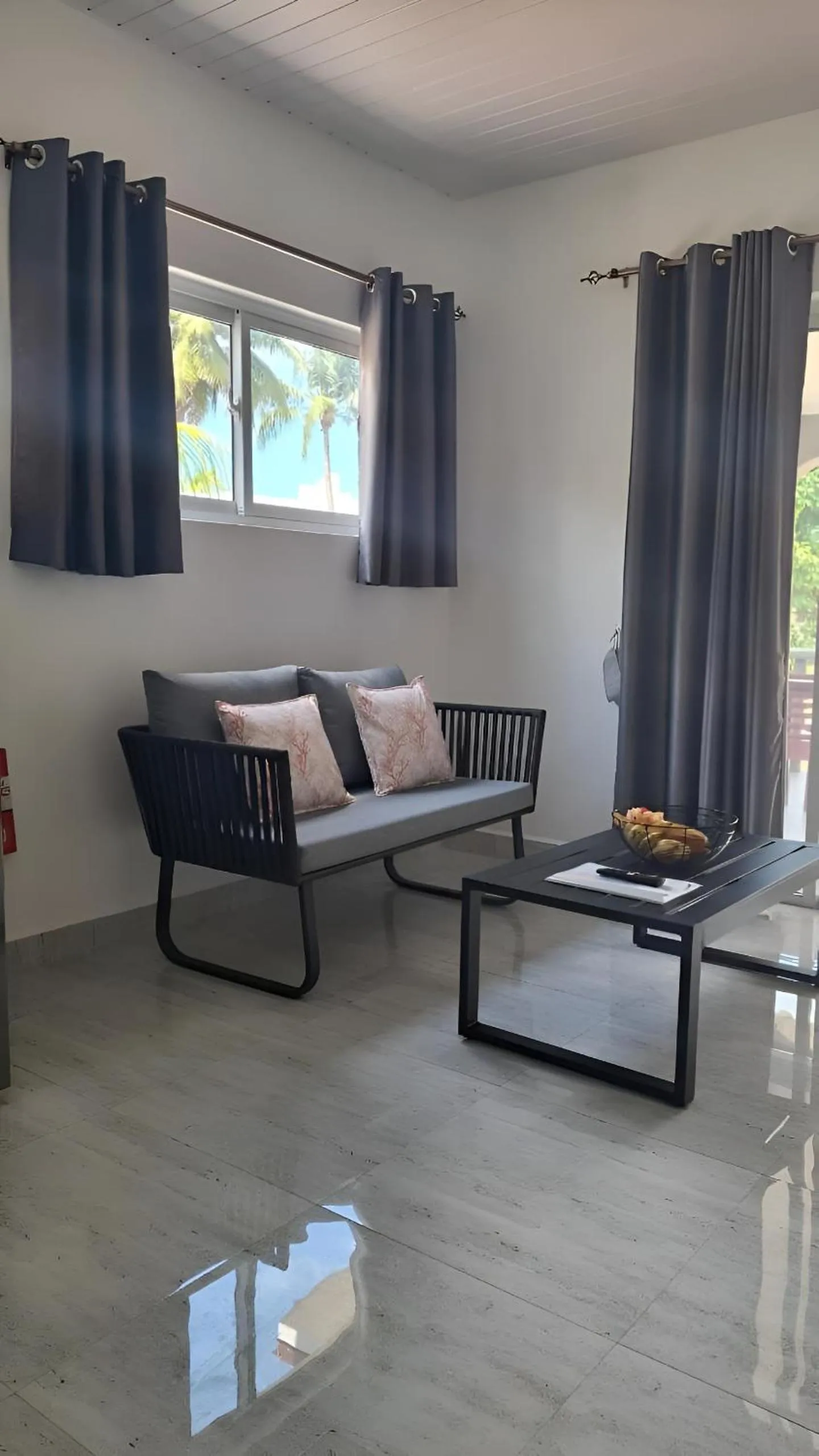 Living room in Trwa Koko Self-catering
