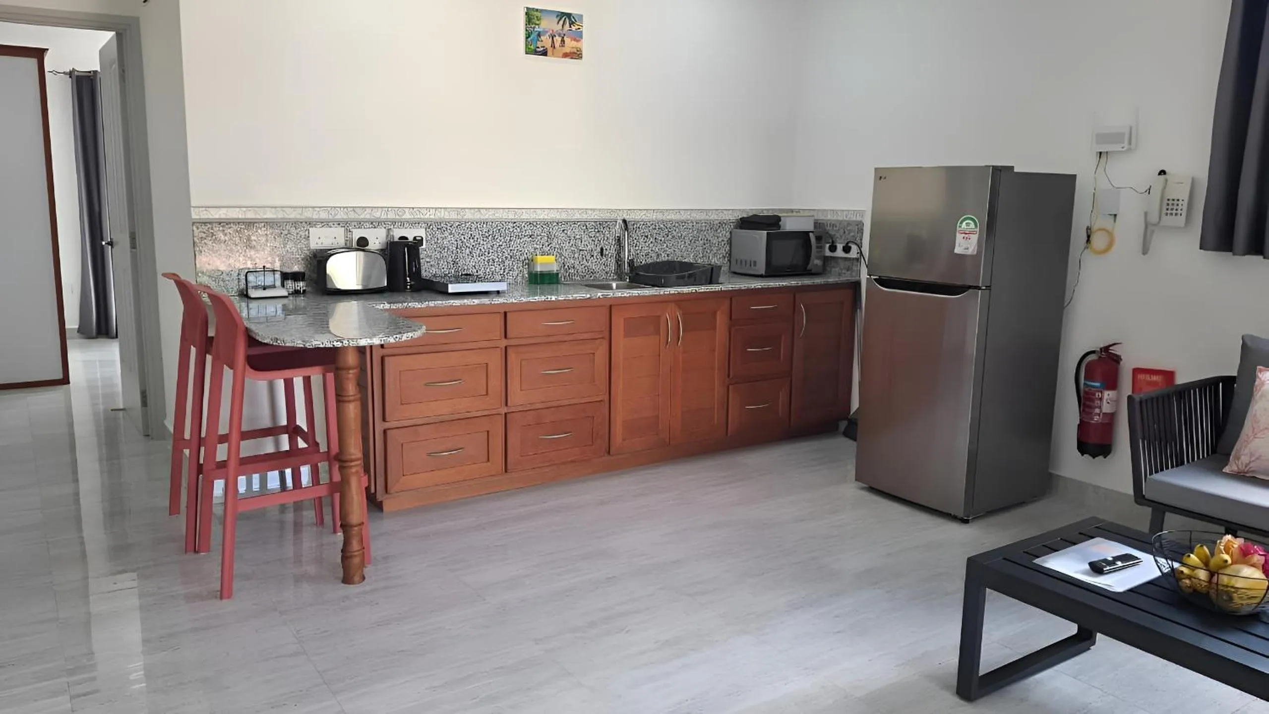 kitchen in Trwa Koko Self-catering