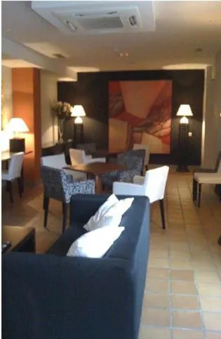 Seating area in La Posada del Rancho