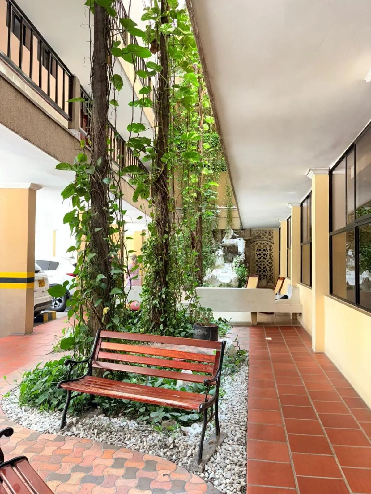 Garden view in Hotel San Francisco