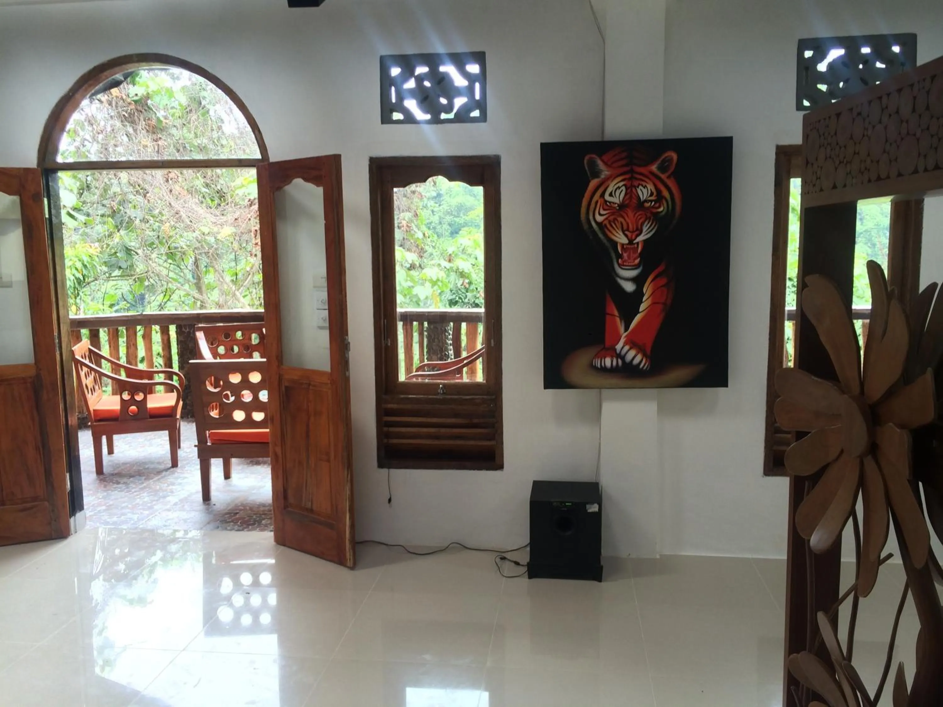 Decorative detail in Hotel Orangutan