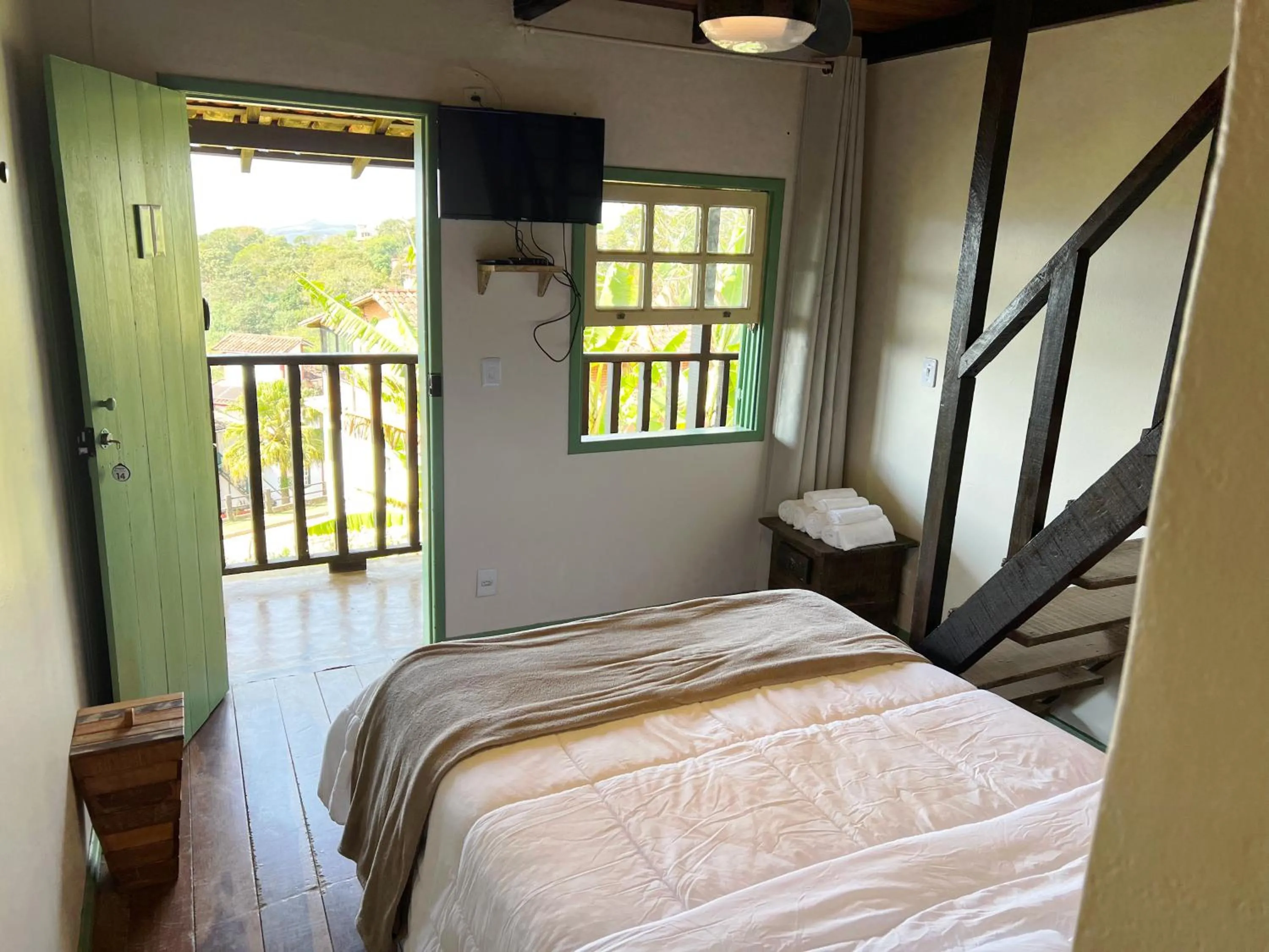 Bed in Pousada Bem Querer