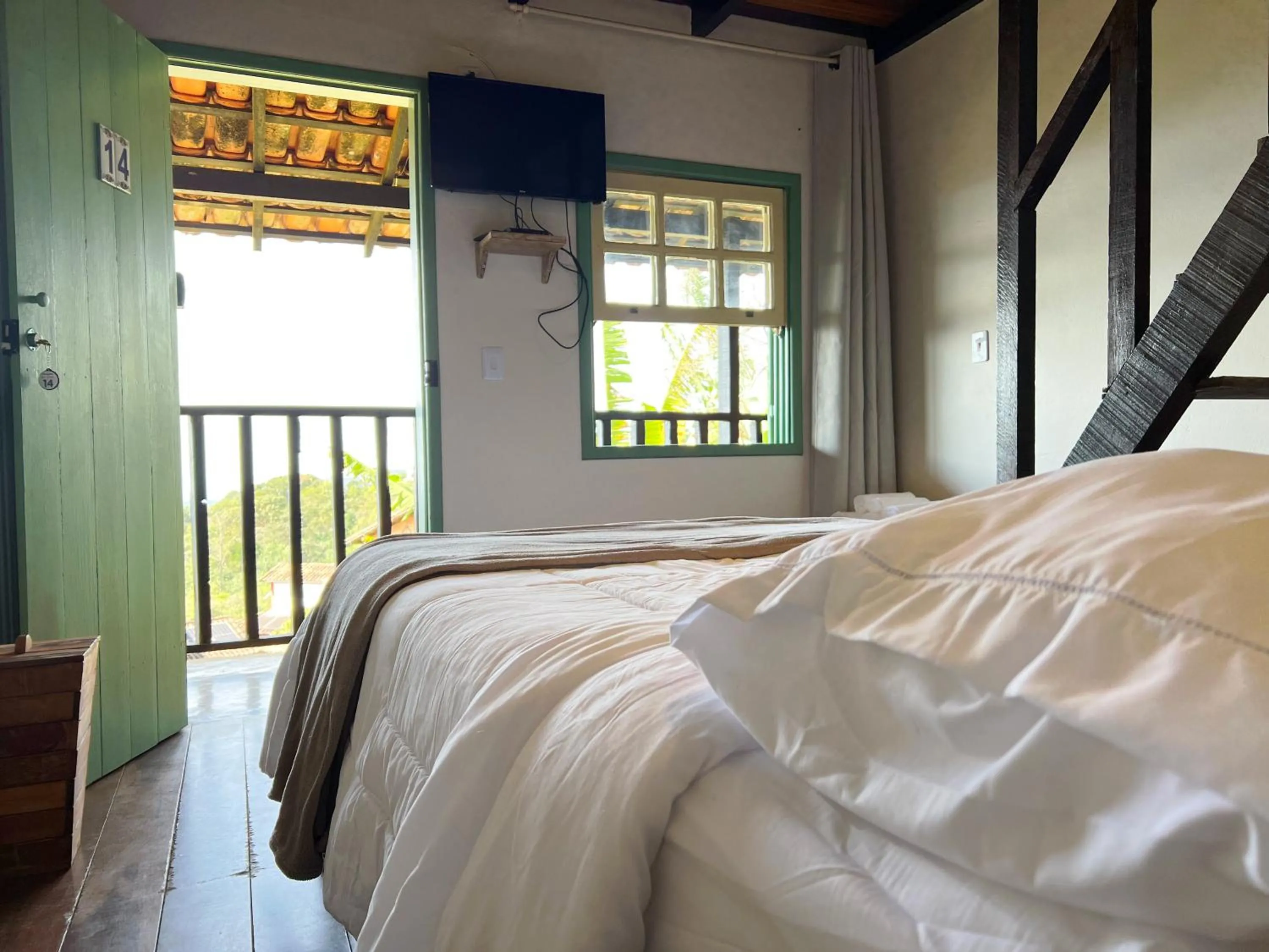 Bed in Pousada Bem Querer