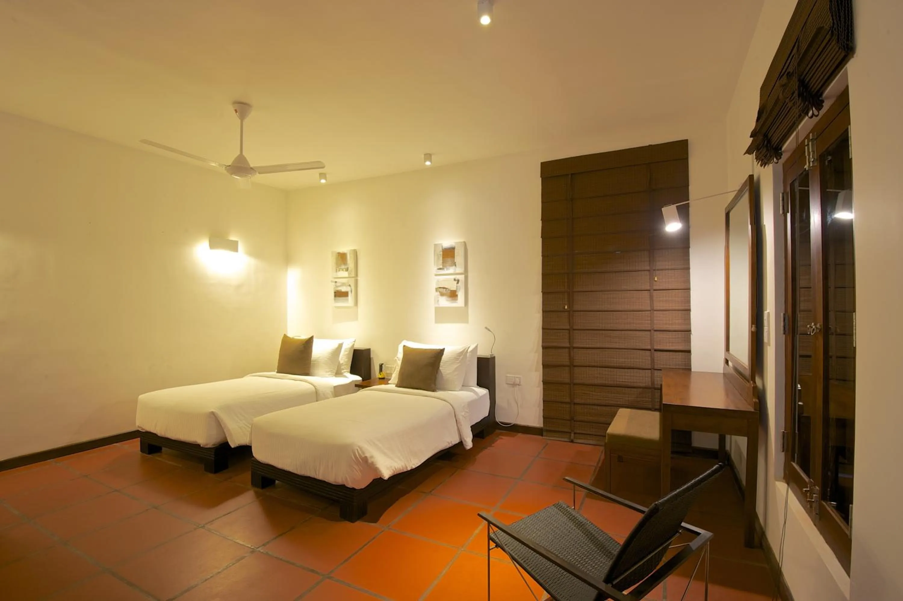 Bed in Jetwing Thalahena Villa