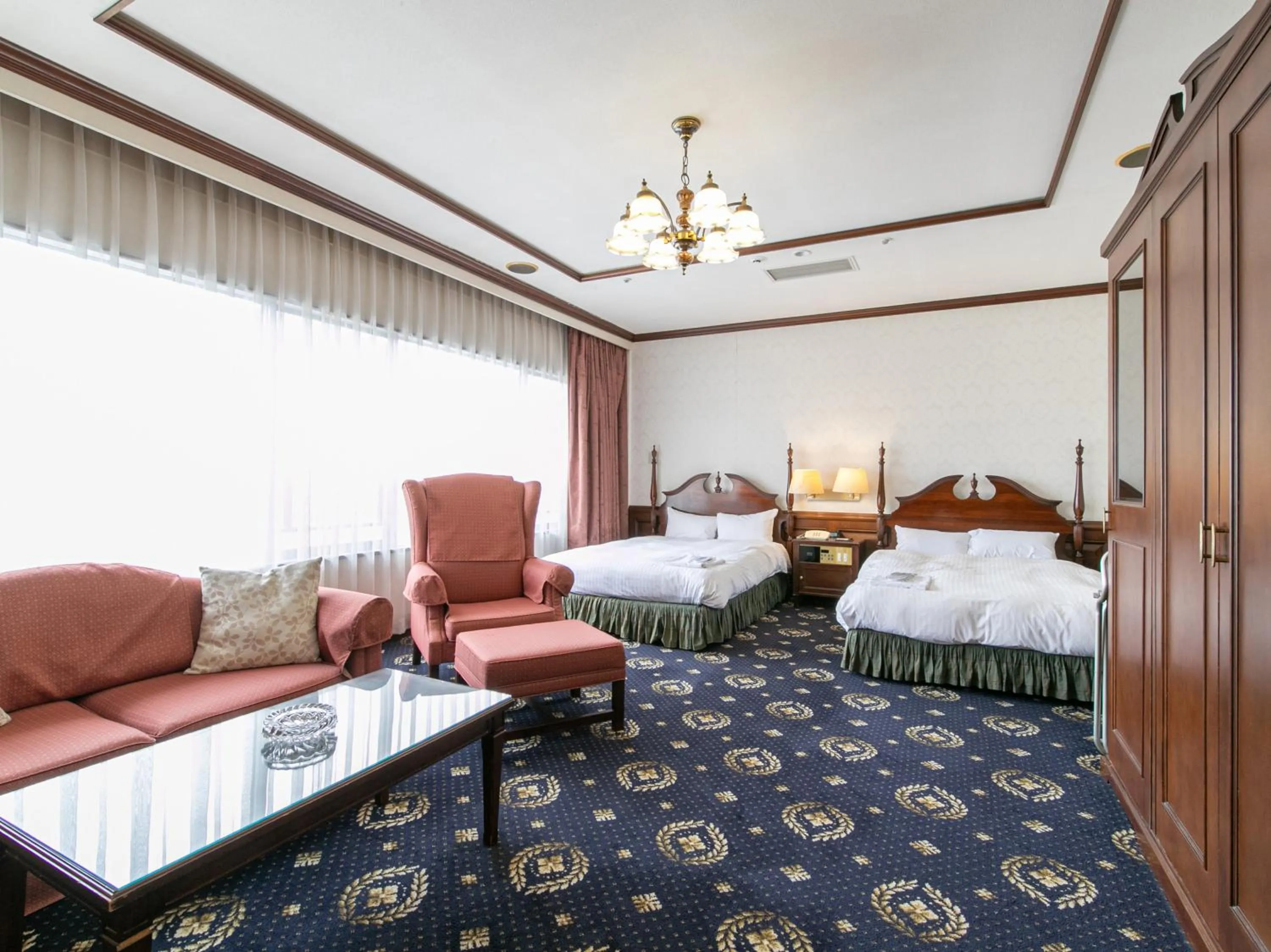 Bed in Victoria Inn Nagasaki