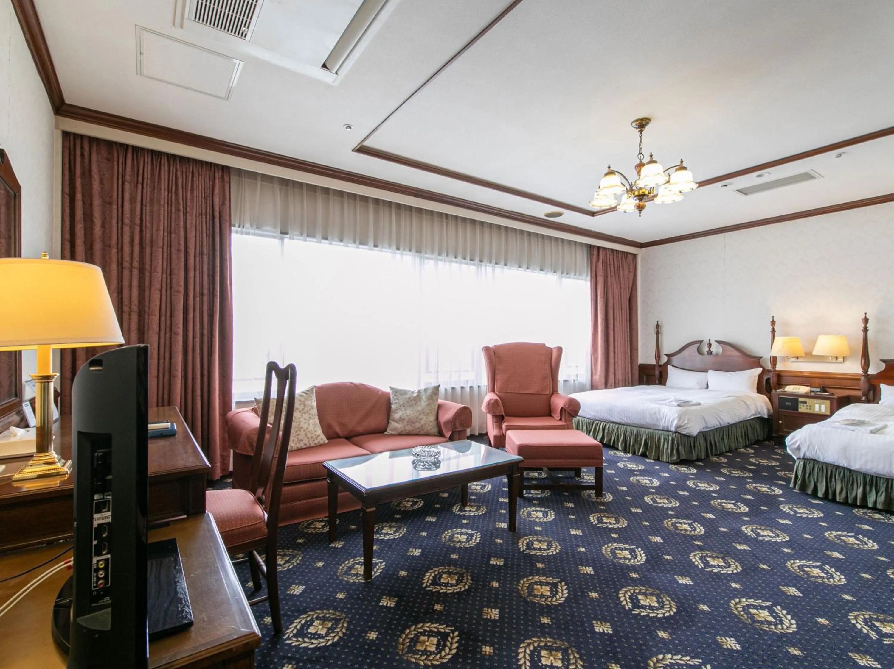 Bed in Victoria Inn Nagasaki