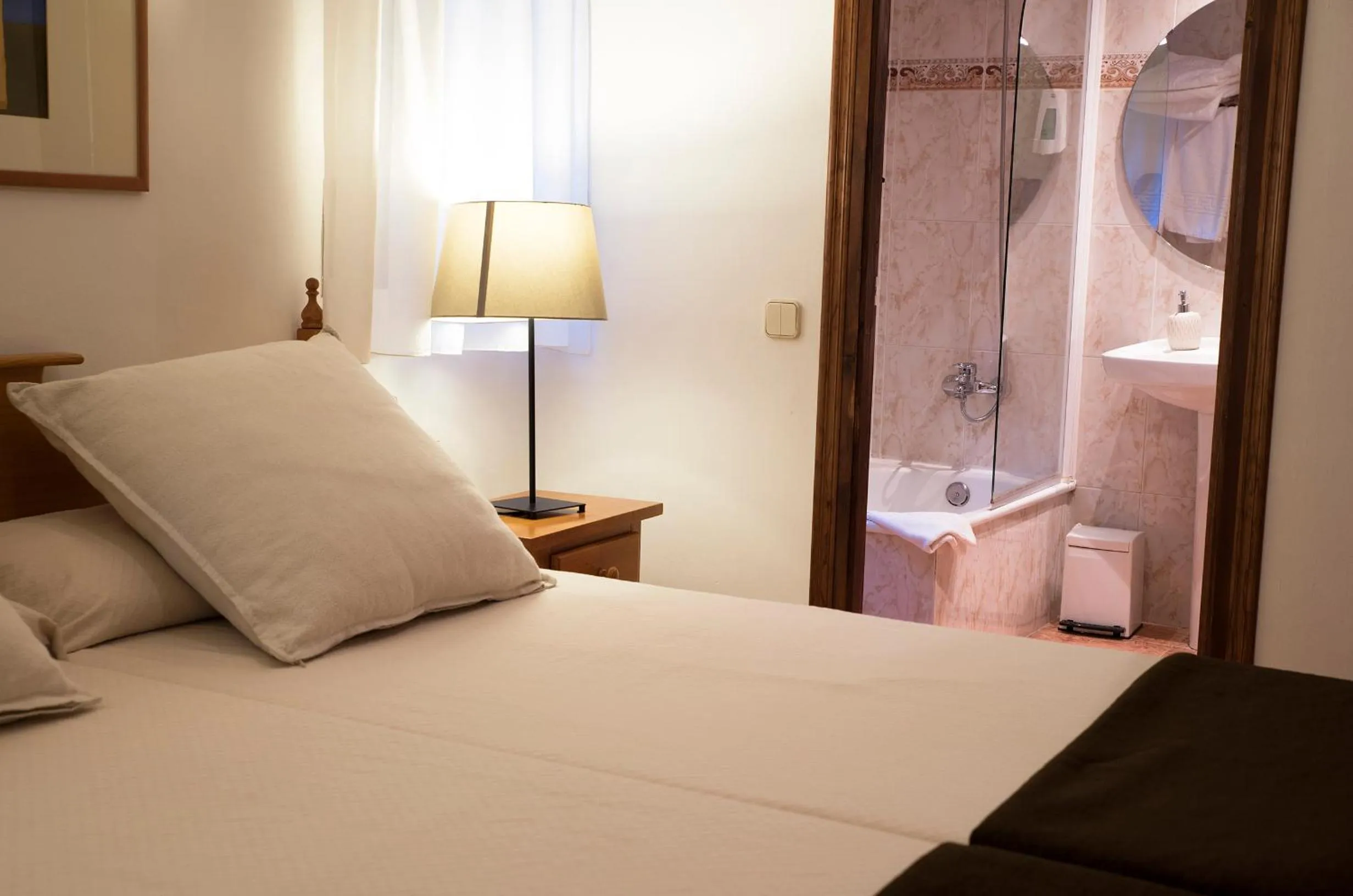 Bed in Hotel Florido