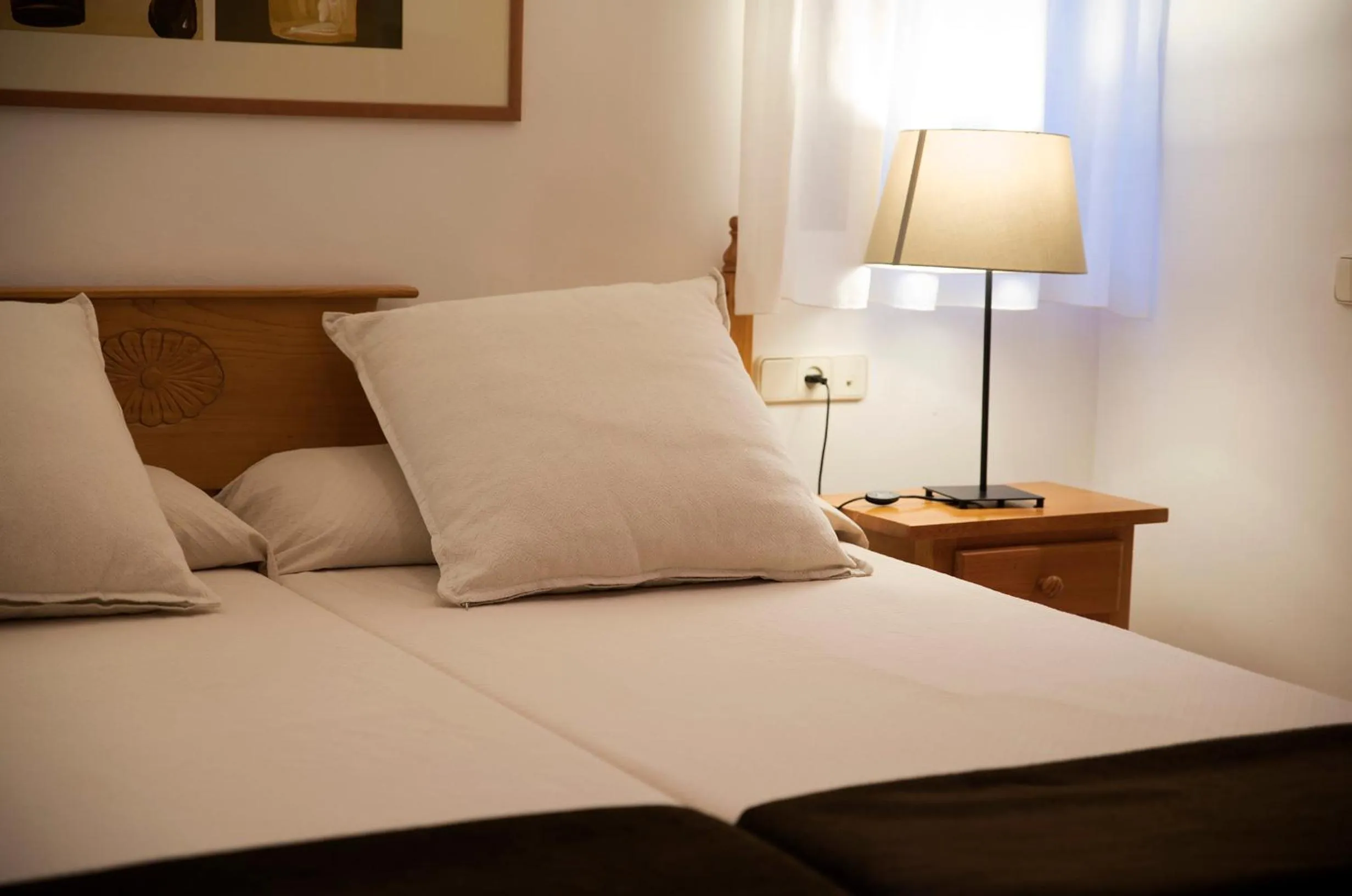 Bed in Hotel Florido