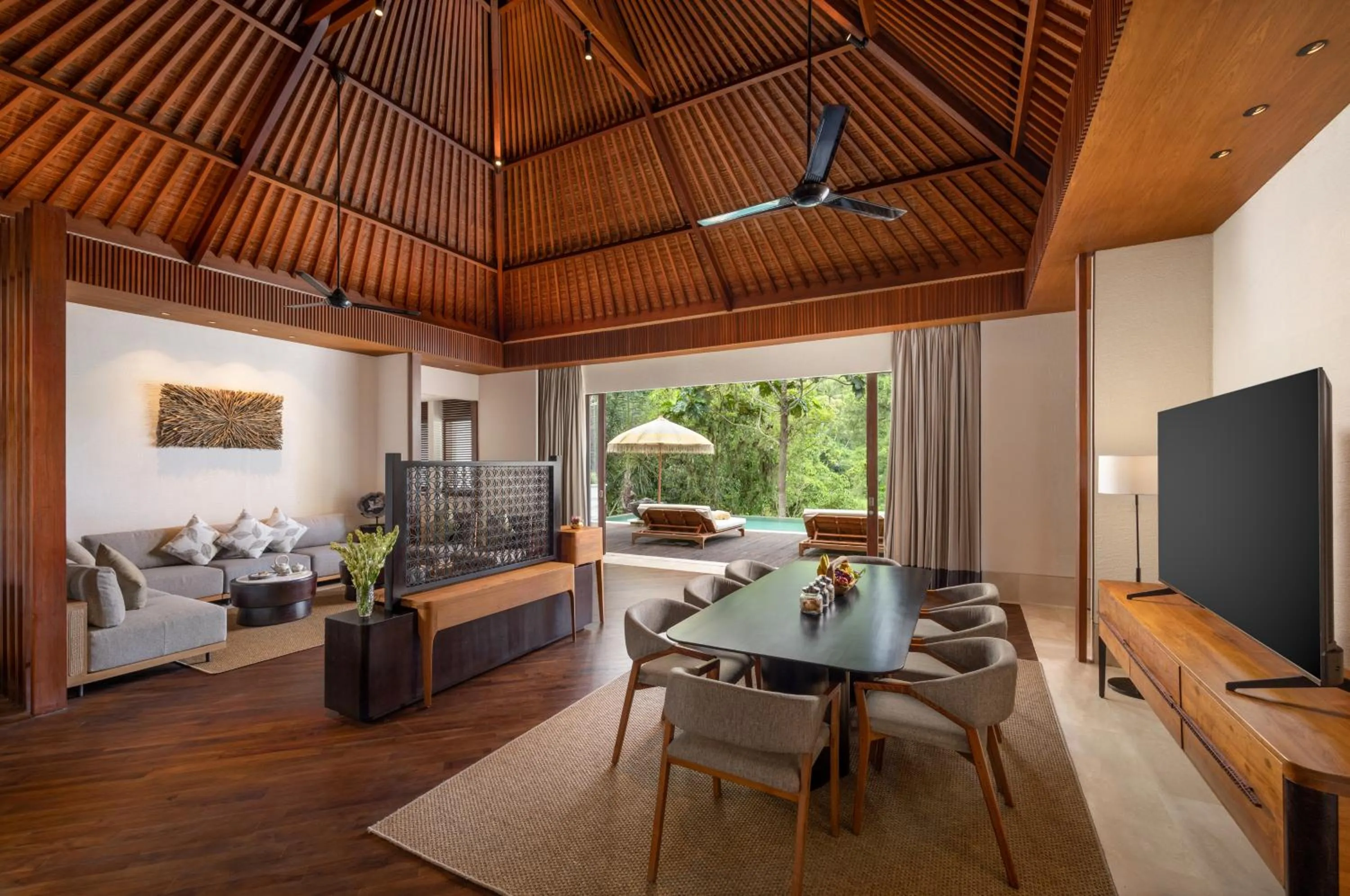 Living room in Impiana Private Villas Ubud