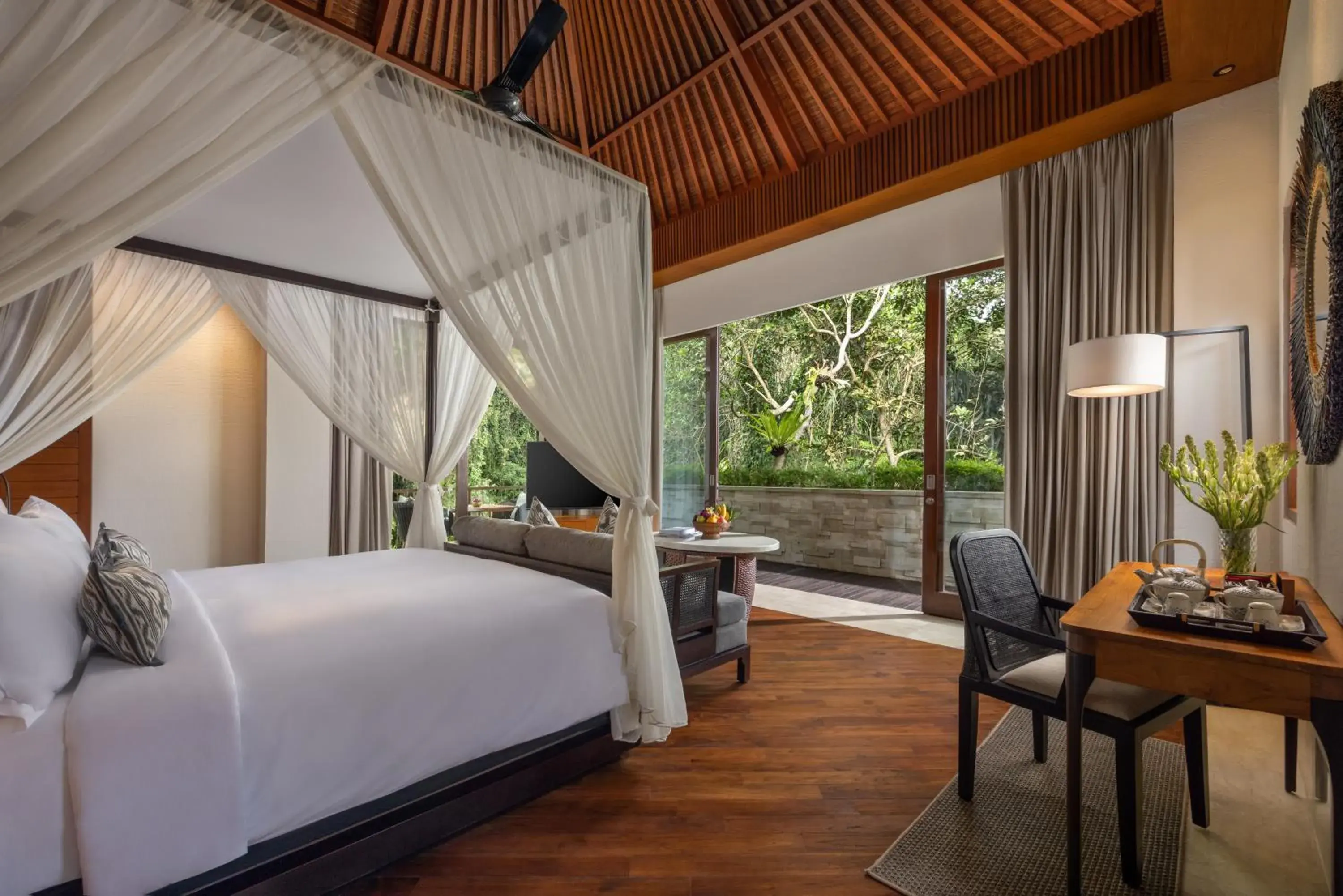 Spacious Three-Bedroom Villa with Private Pool, Bathtub, Riverside and Free Welcome Fruit in Impiana Private Villas Ubud Spacious Three-Bedroom Villa with Private Pool, Bathtub, Riverside and Free Welcome Fruit in Impiana Private Villas Ubud