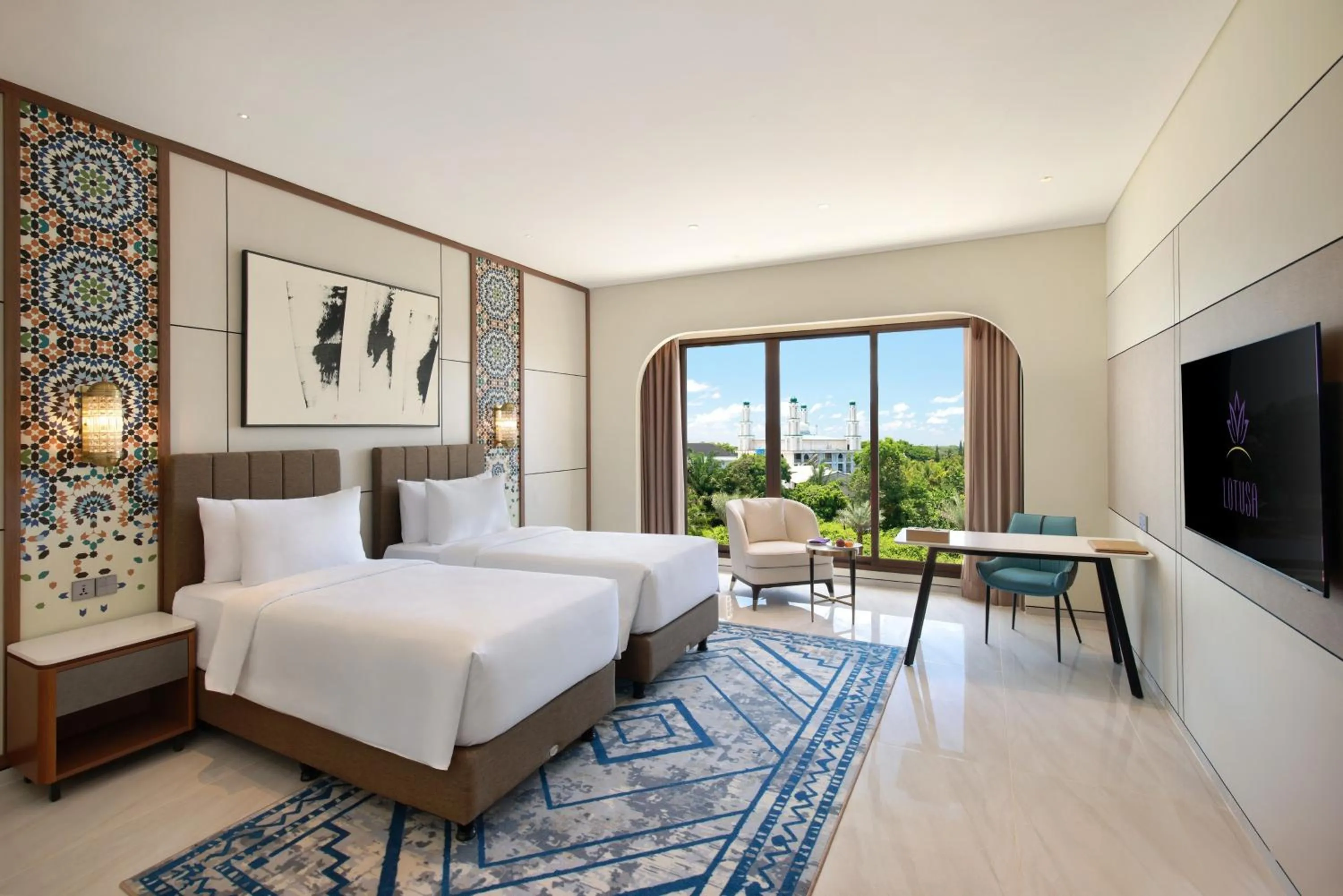 Deluxe Twin Room in Lotusa Batulicin by Swiss-Belhotel