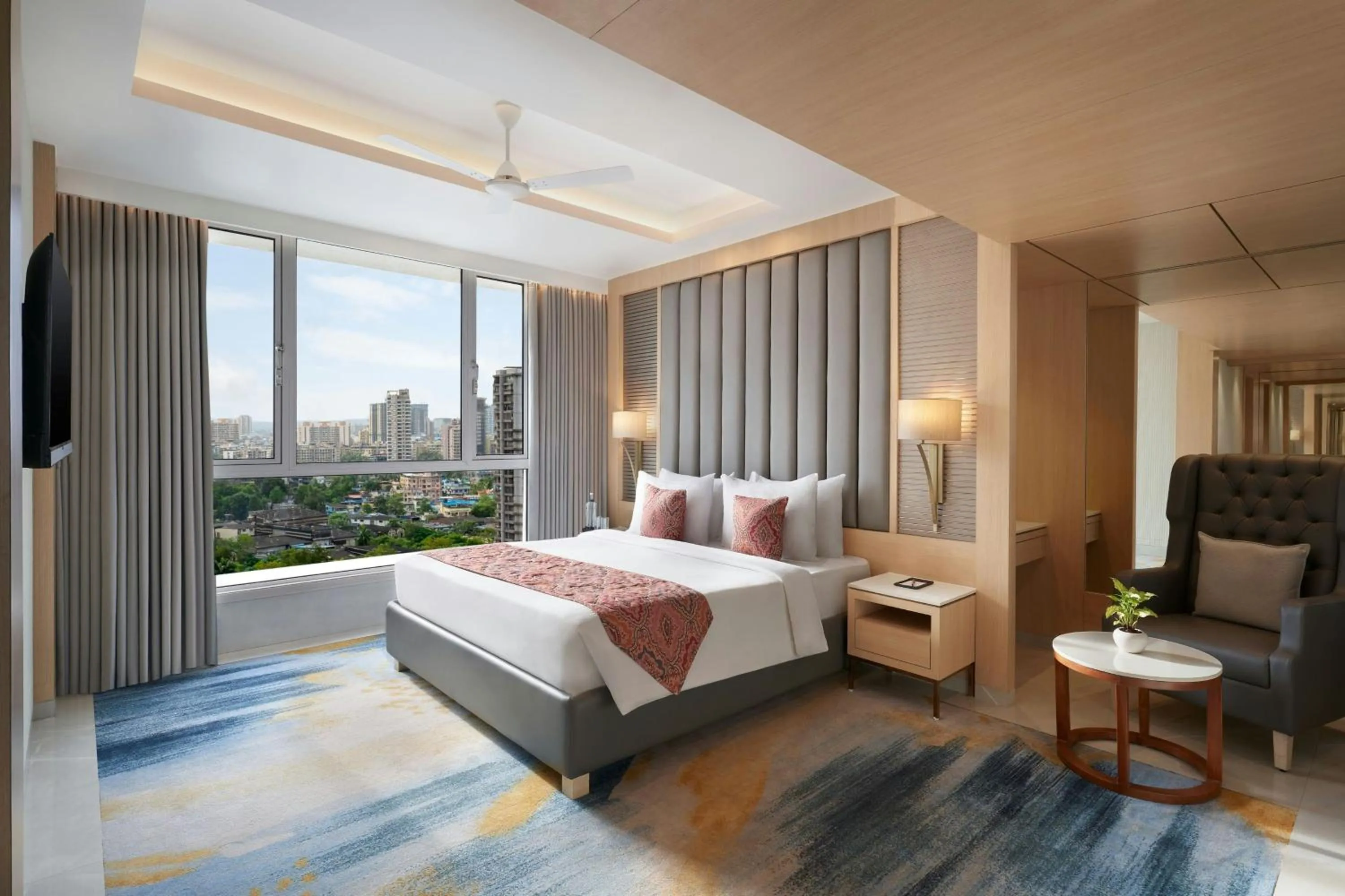 Photo of the whole room, Bed in The Fern Residency Mumbai, Mira Road, Series by Marriott