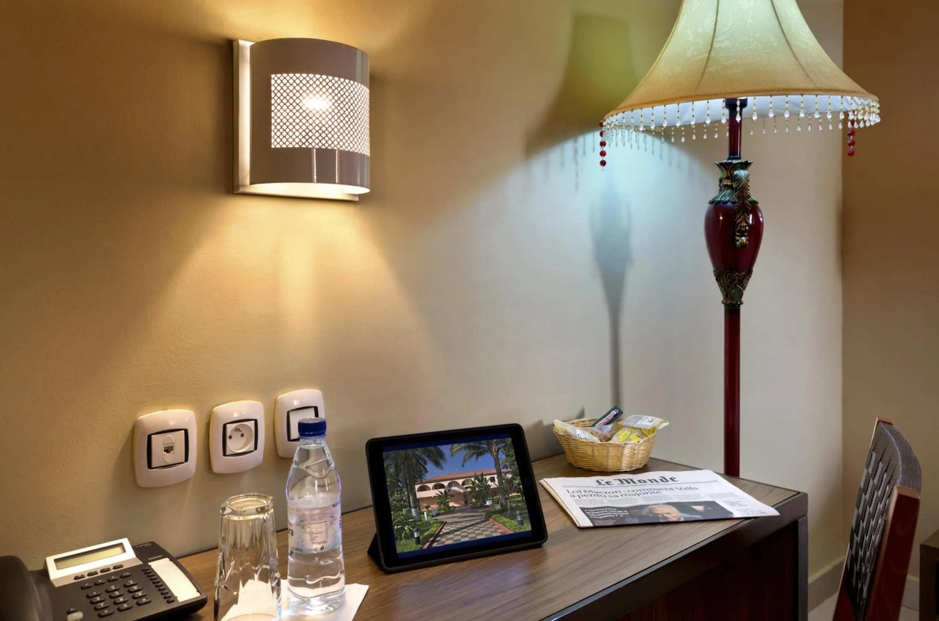 Decorative detail in Dunia Hôtel Bissau