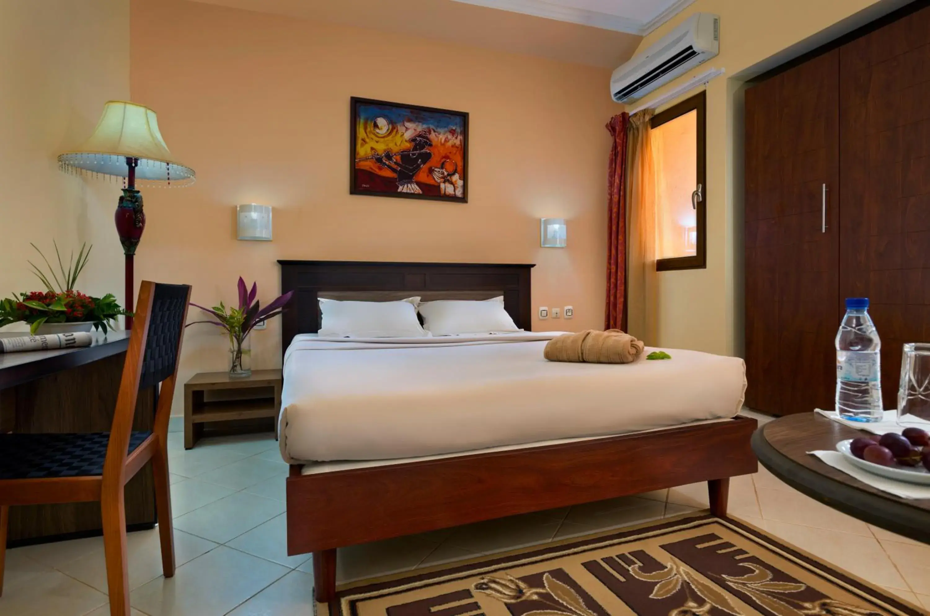 Bed in Dunia Hôtel Bissau Bed in Dunia Hôtel Bissau