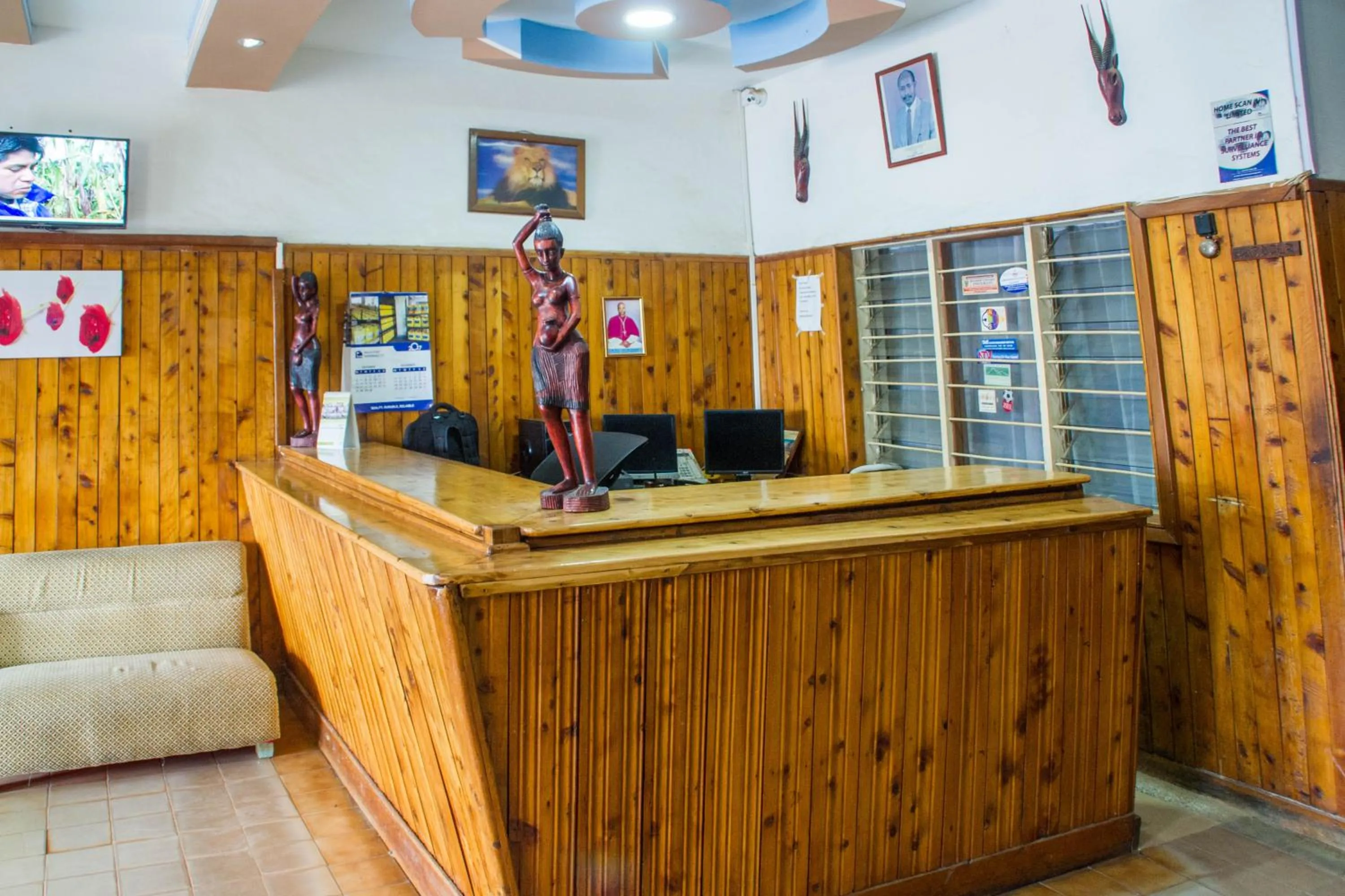 Lobby or reception in Pelikan Hotel