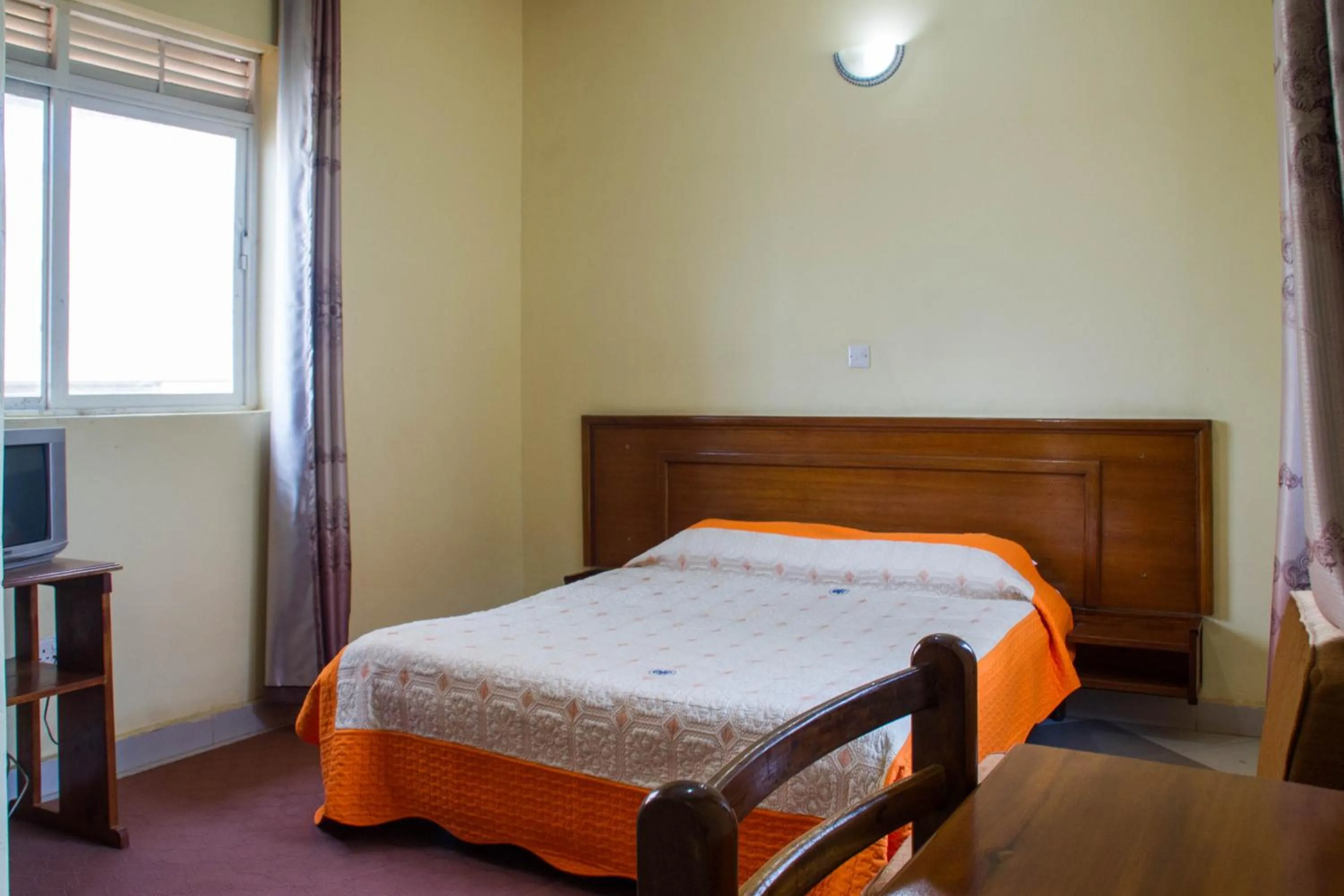 Bed in Pelikan Hotel