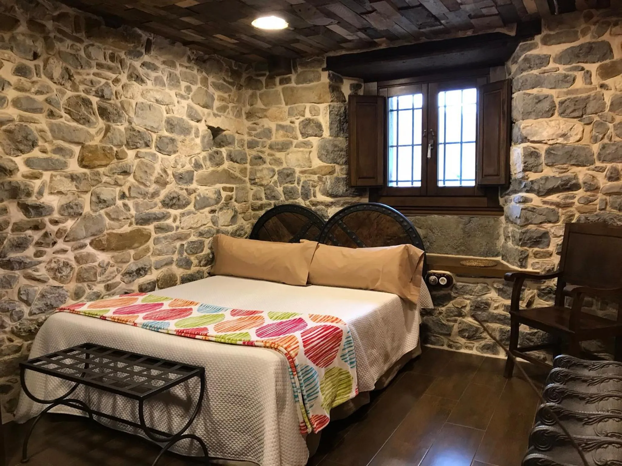 Bed in Casona de El Castañíu