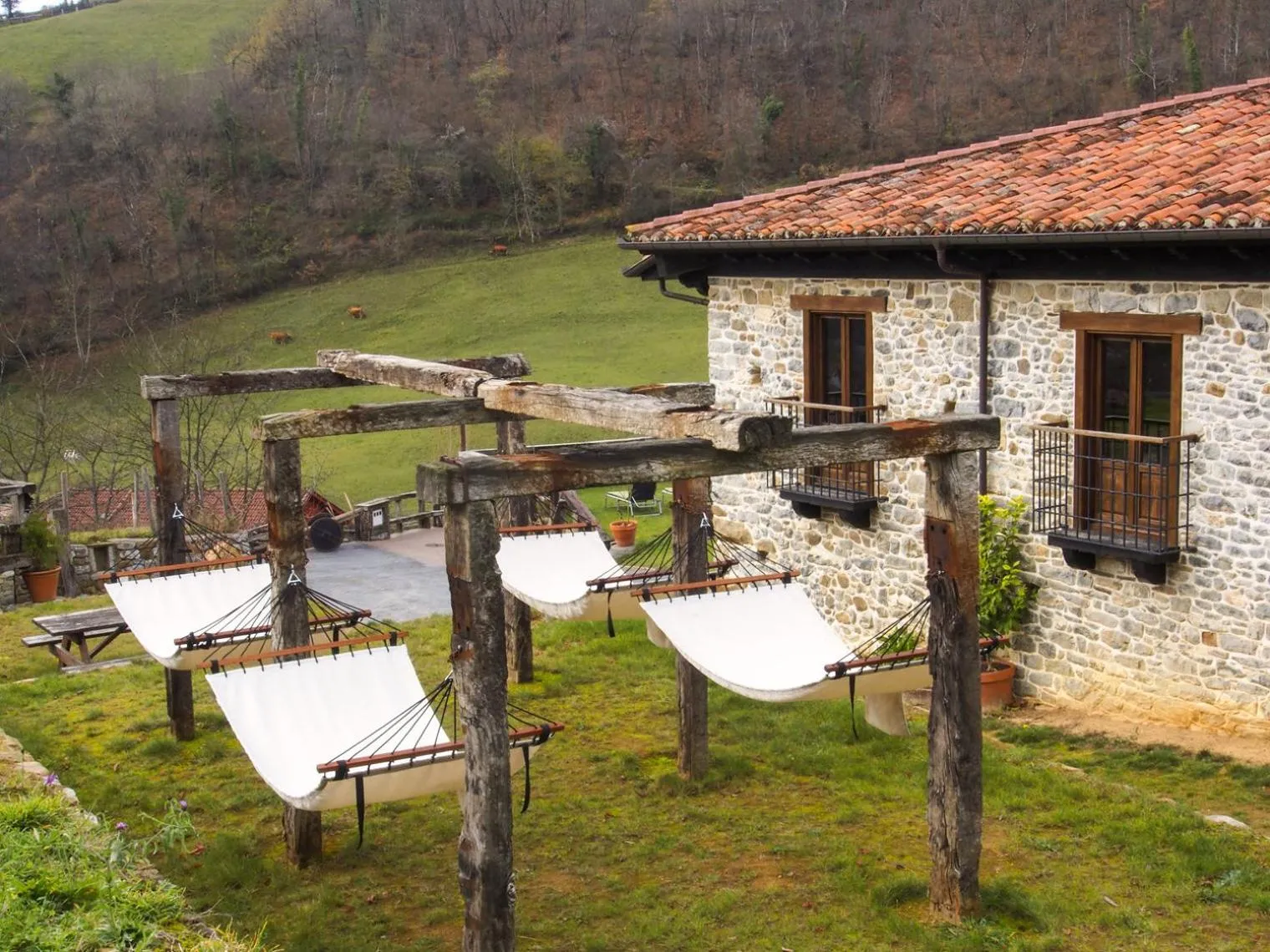 Garden in Casona de El Castañíu