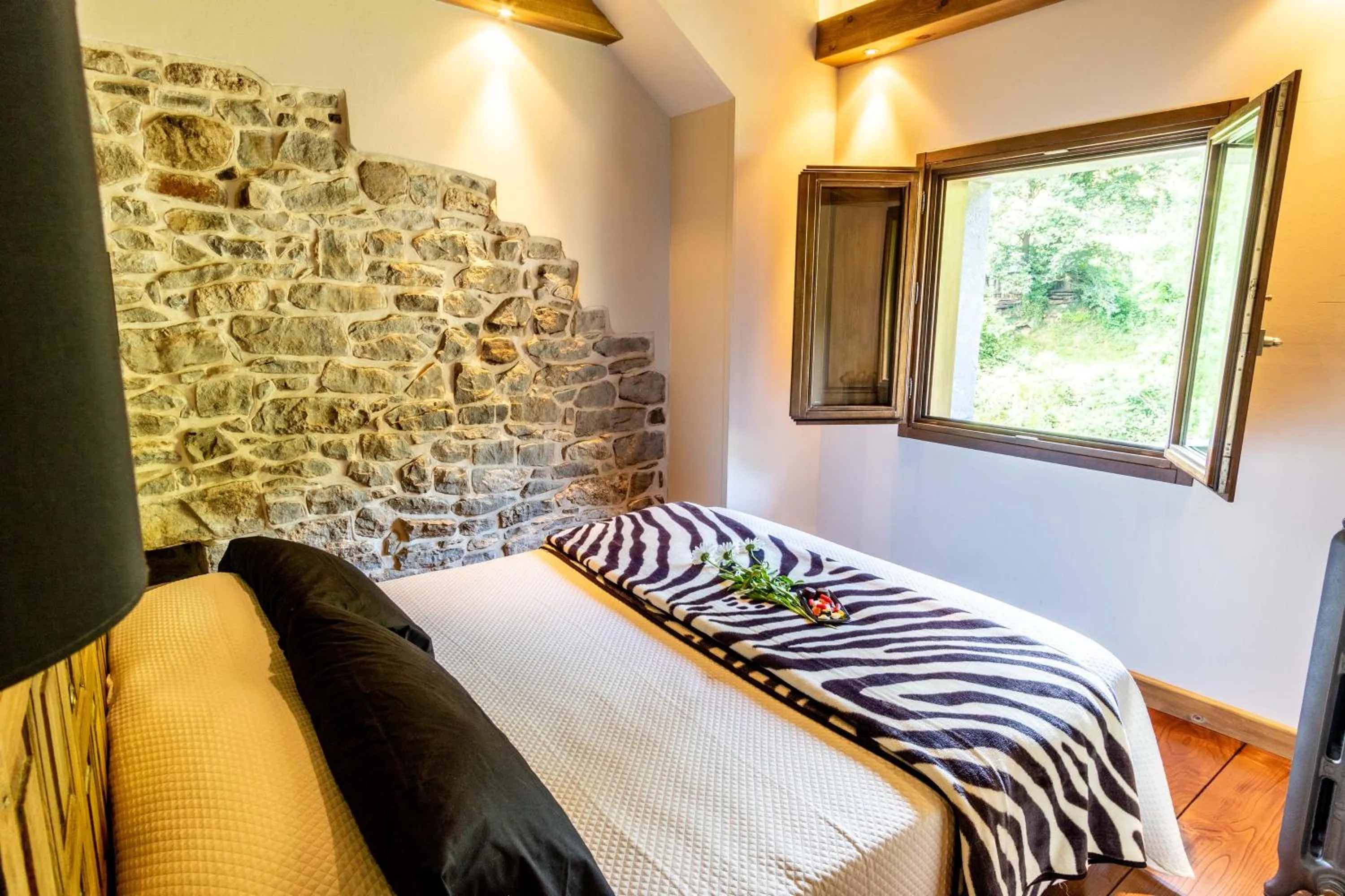 Bed in Casona de El Castañíu