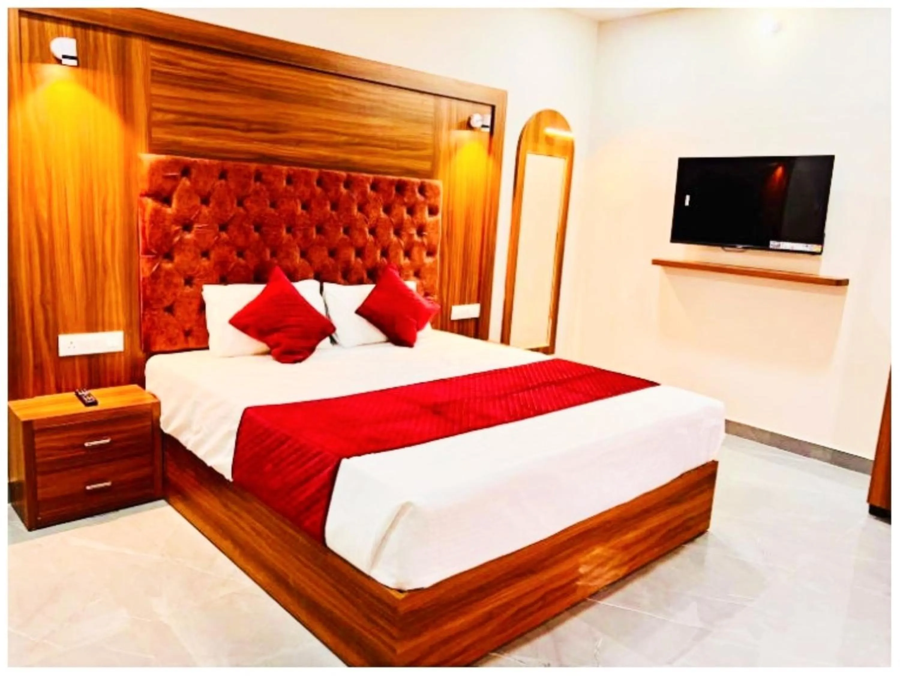 Bedroom, Bed in Hotel Jay ambey palace In Jaipur