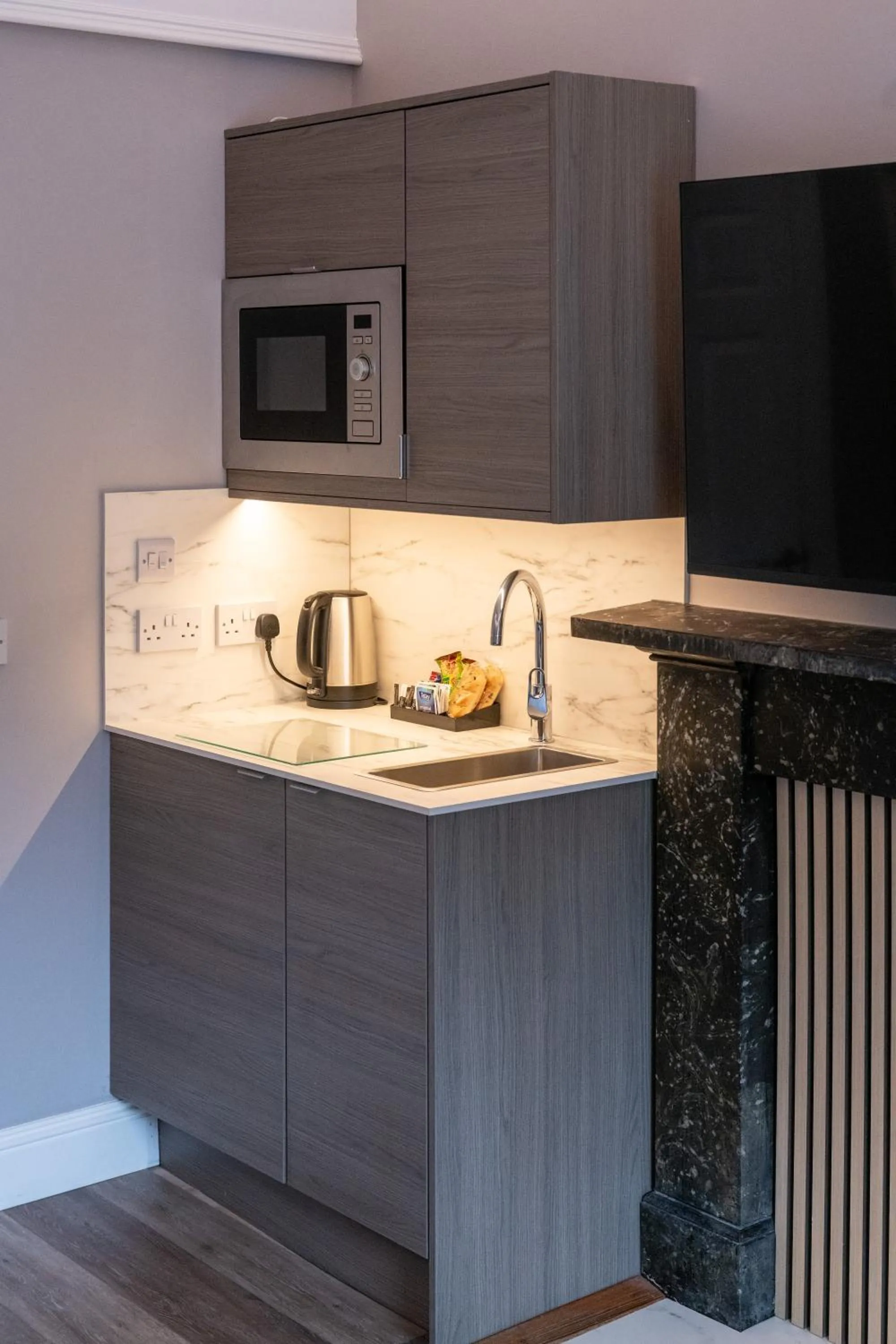 Kitchen or kitchenette in Linen Bank Residence - Aparthotel