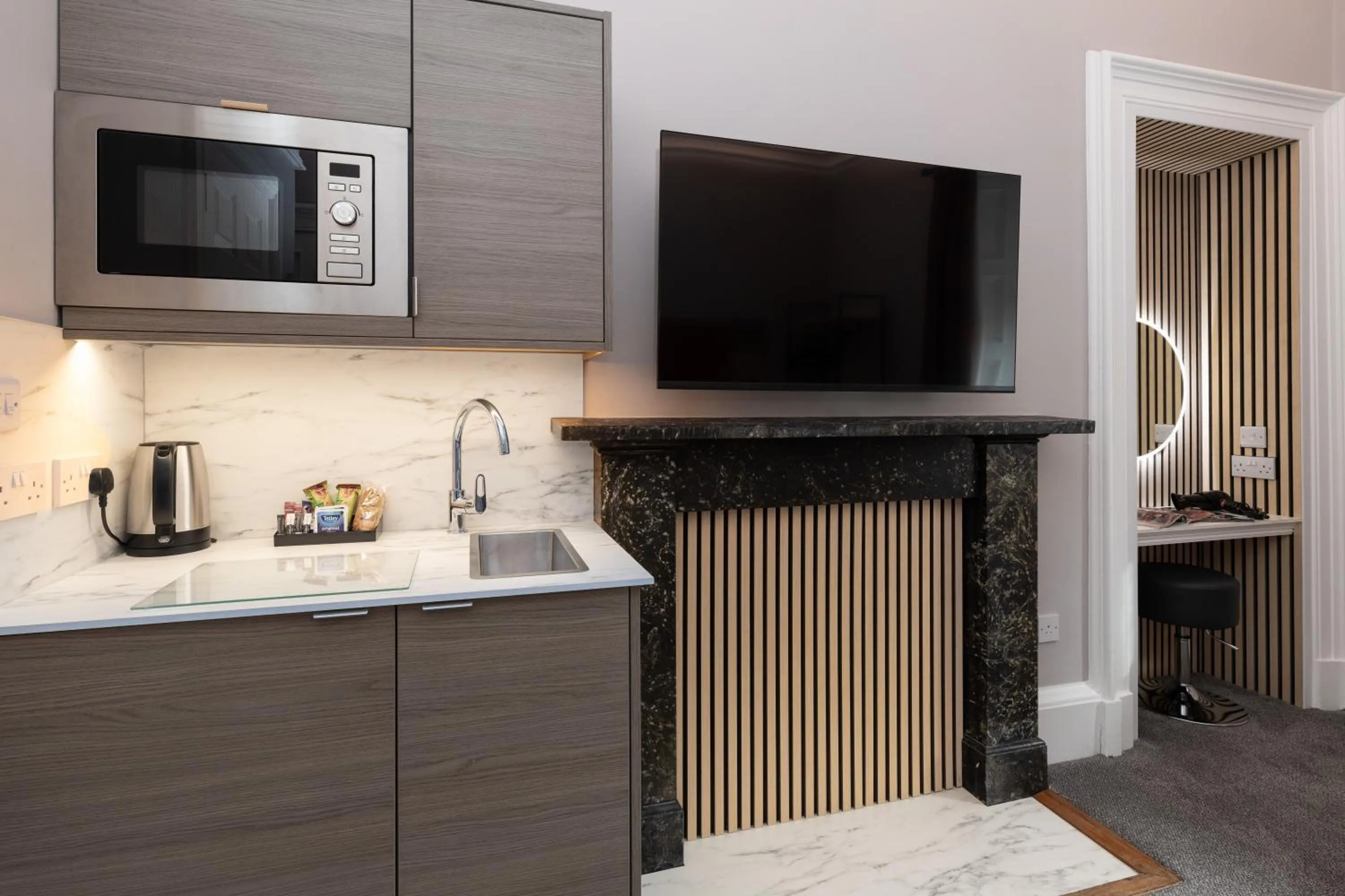 TV and multimedia in Linen Bank Residence - Aparthotel