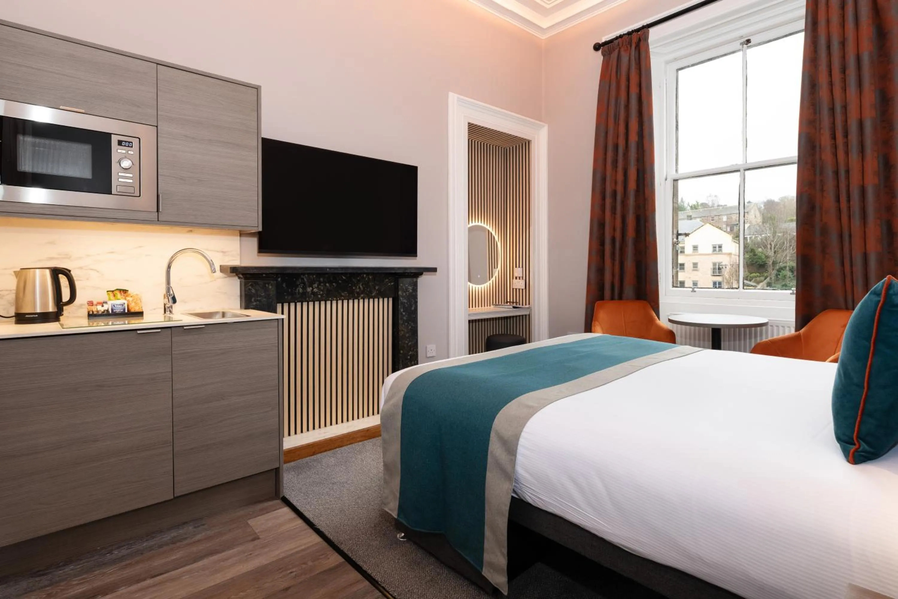 Bed in Linen Bank Residence - Aparthotel