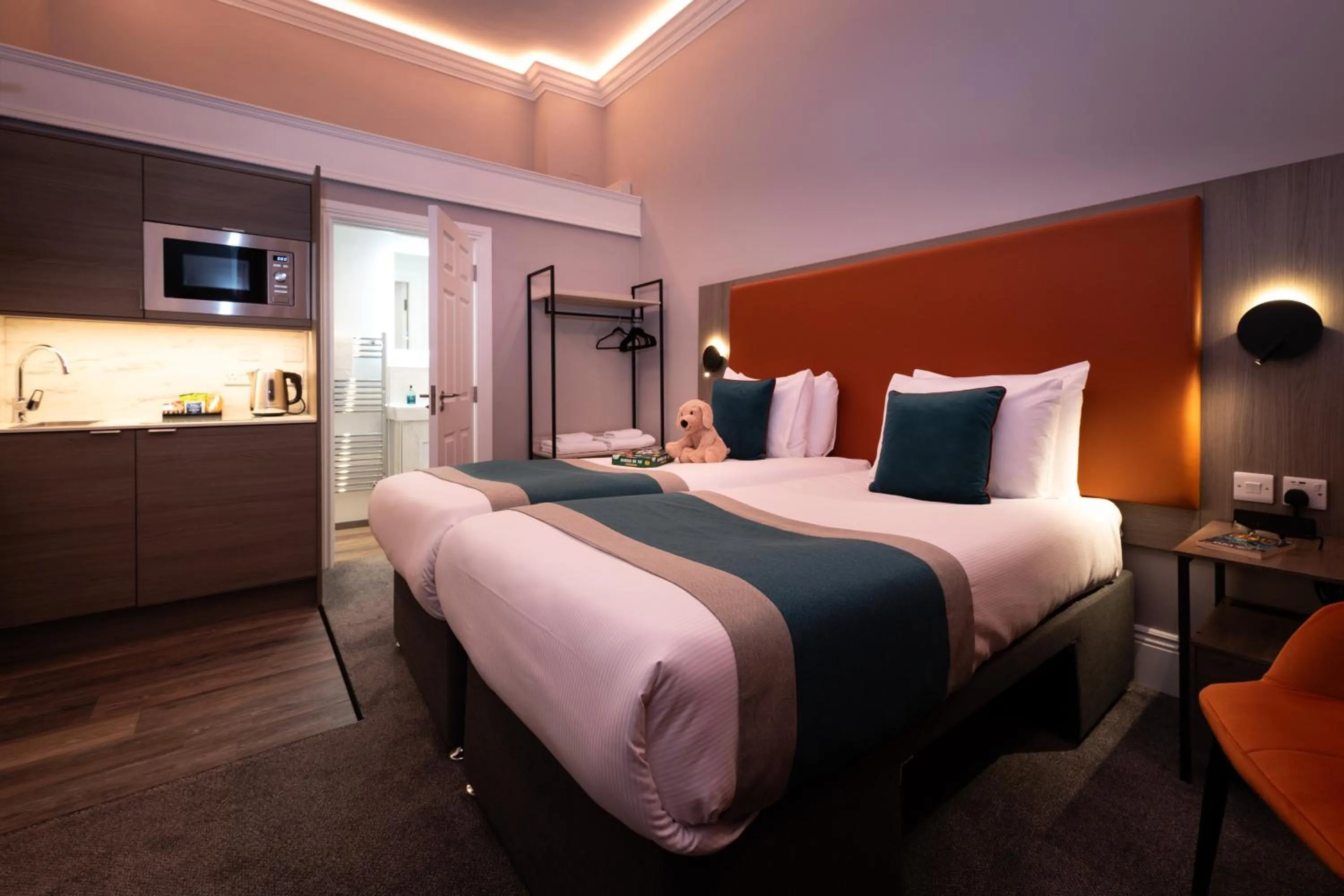 Bed in Linen Bank Residence - Aparthotel