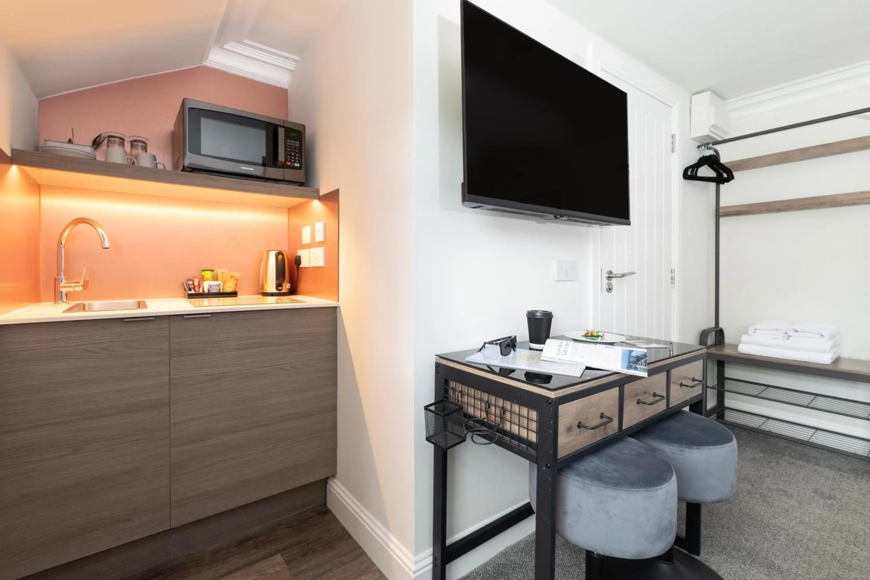 Kitchen or kitchenette in Linen Bank Residence - Aparthotel