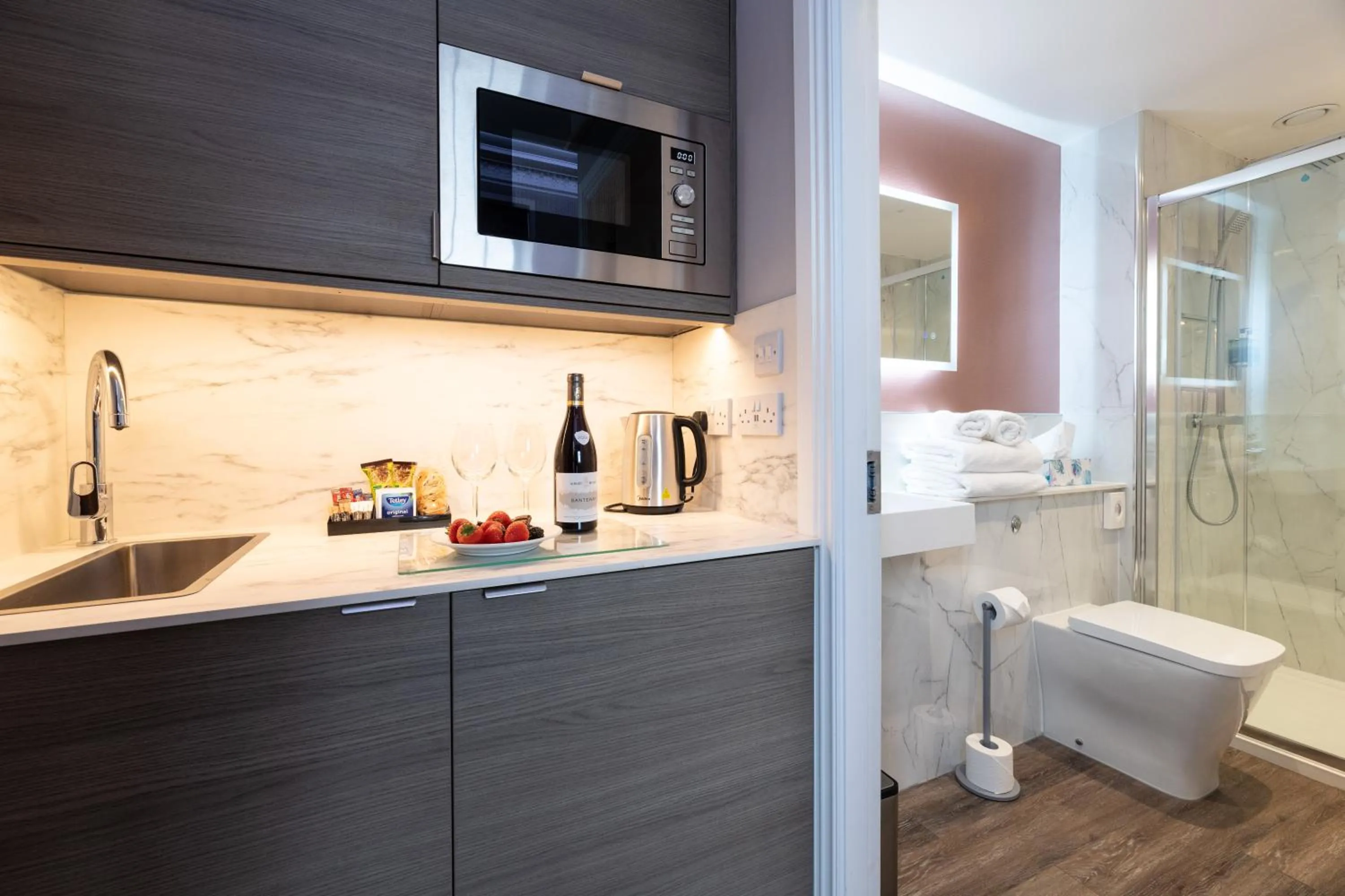 Bathroom in Linen Bank Residence - Aparthotel