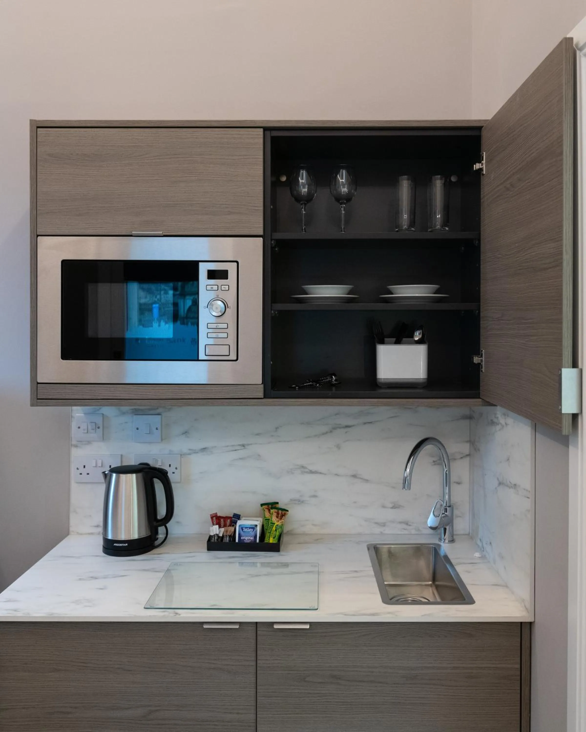 Kitchen or kitchenette in Linen Bank Residence - Aparthotel