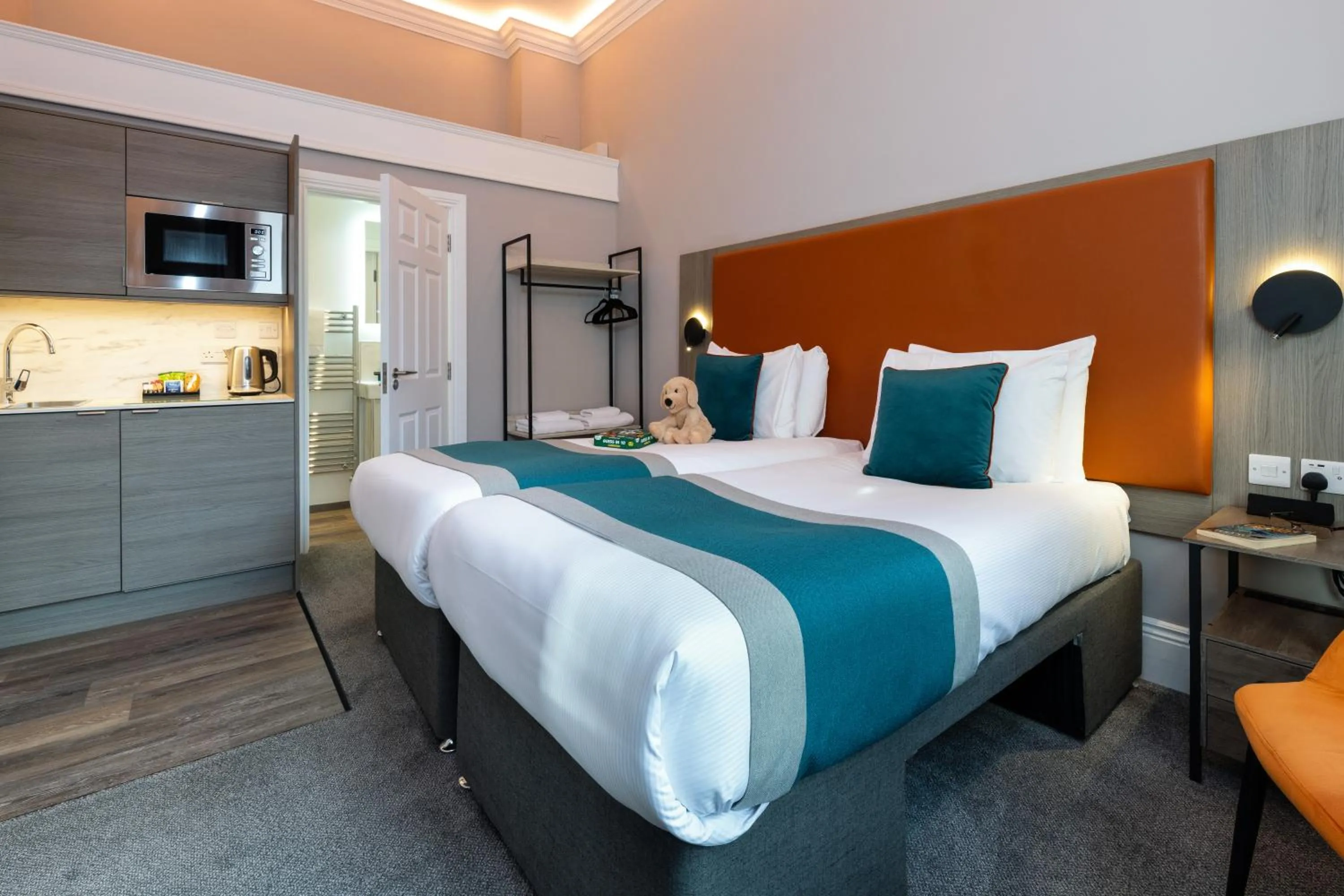 Bed in Linen Bank Residence - Aparthotel