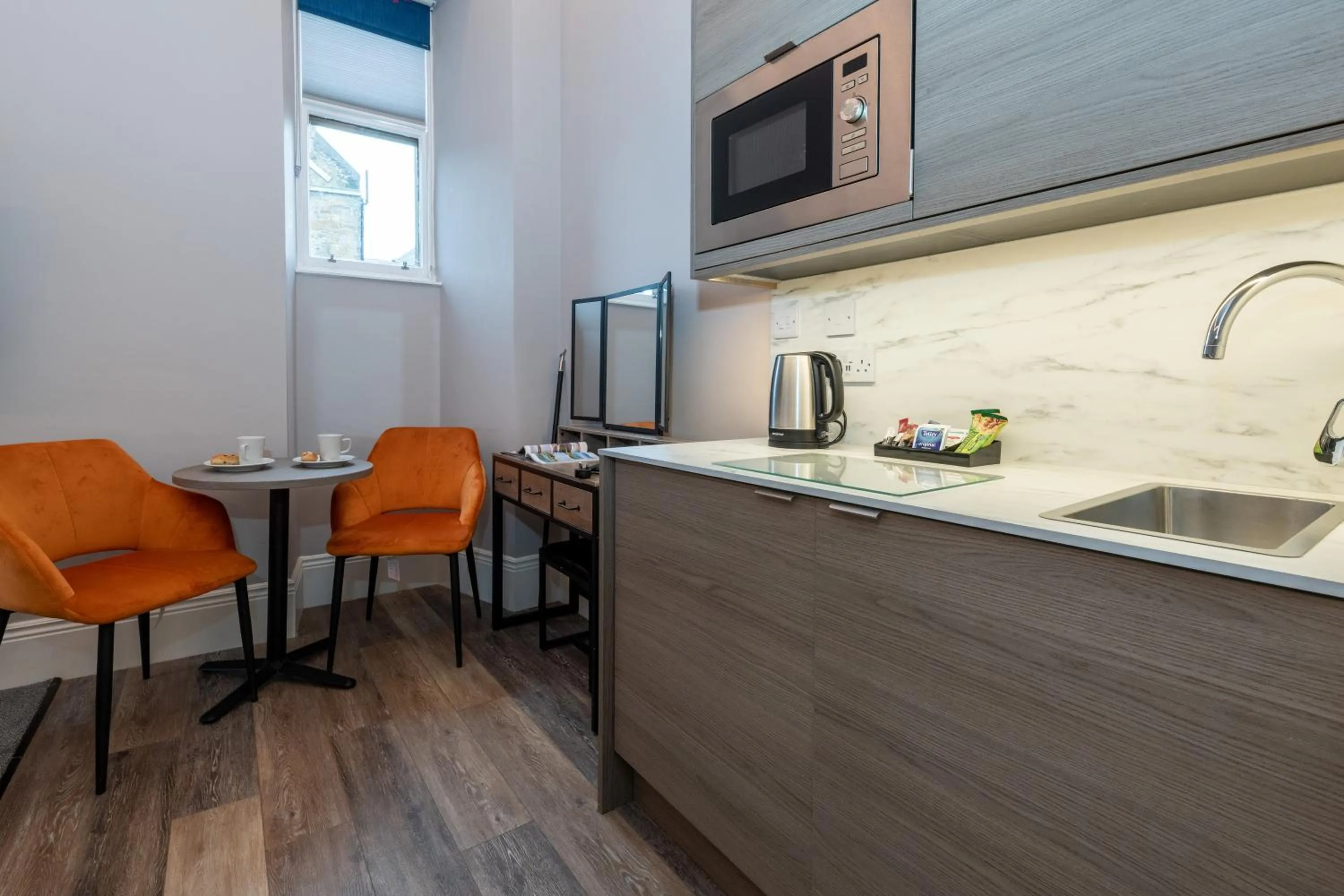 Kitchen or kitchenette in Linen Bank Residence - Aparthotel