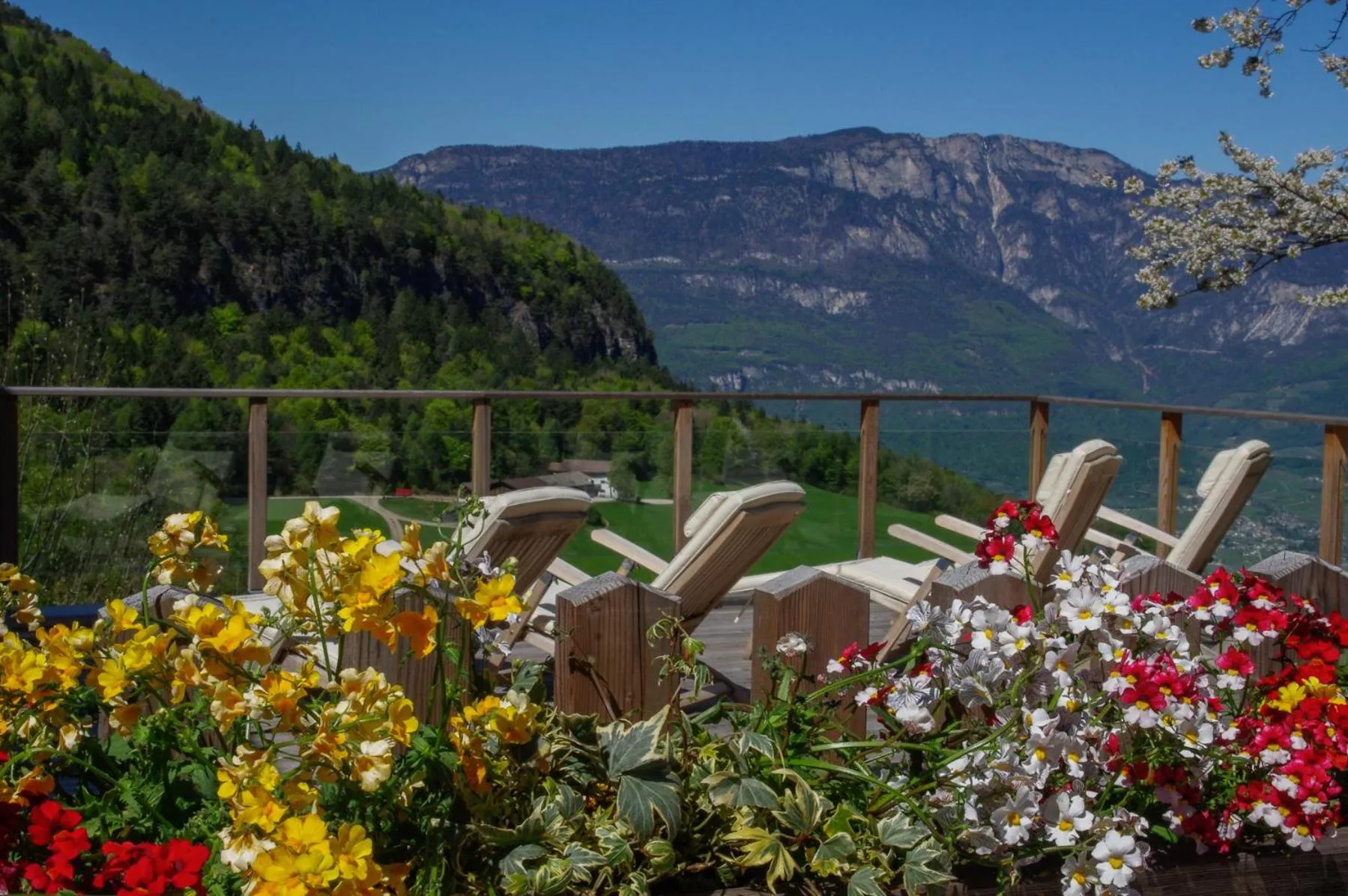 Balcony/Terrace in Berggasthof Locanda Alpina Dorfner